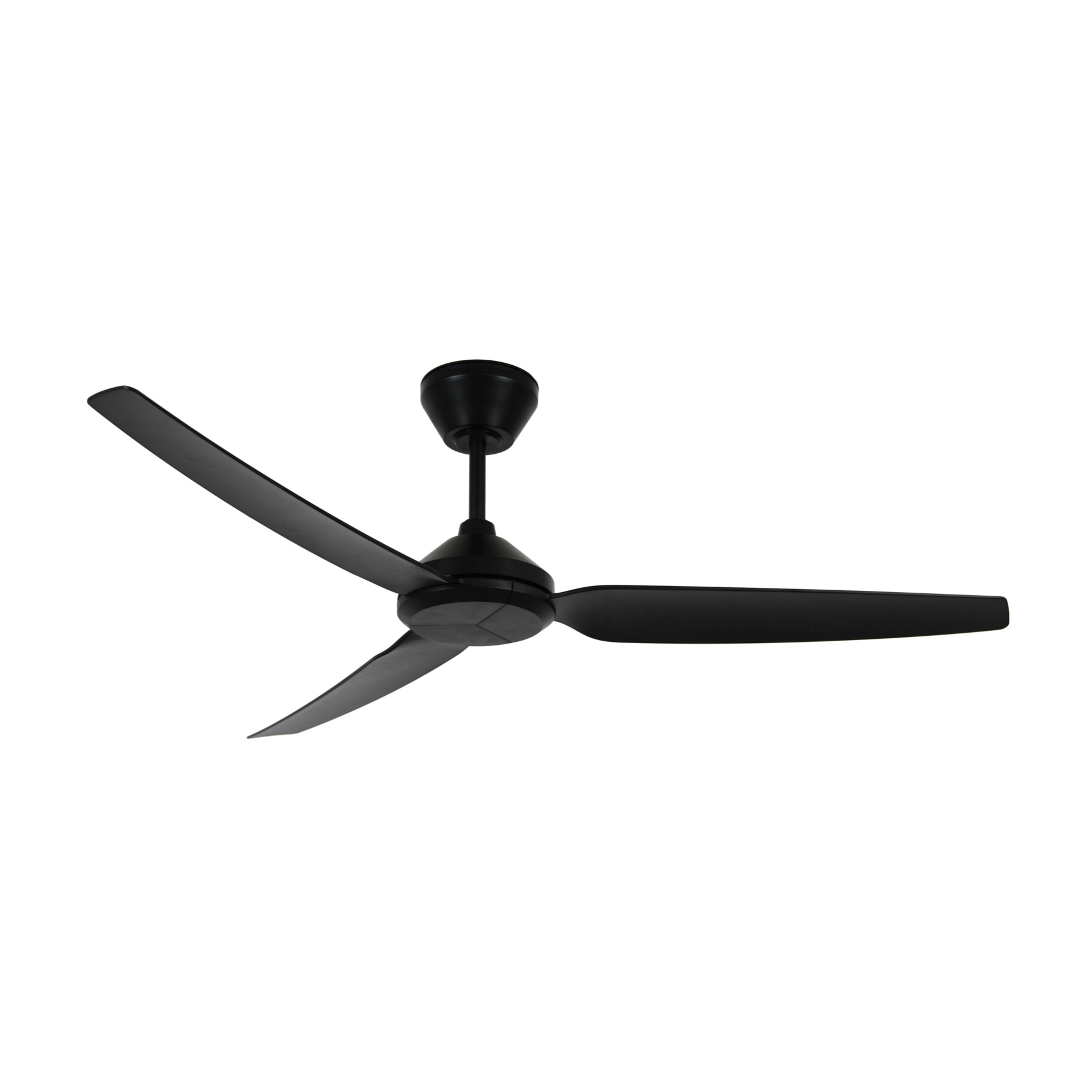 Ventilator de tavan Polis, negru, Ø 137 cm, silențios - Beacon