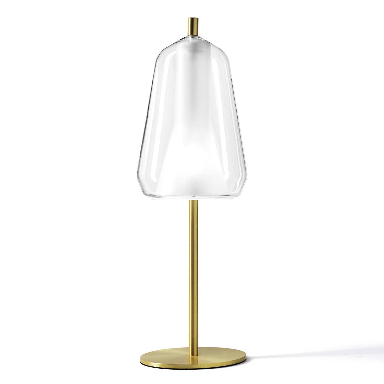 X-Ray table lamp cone lampshade 20 cm high, clear
