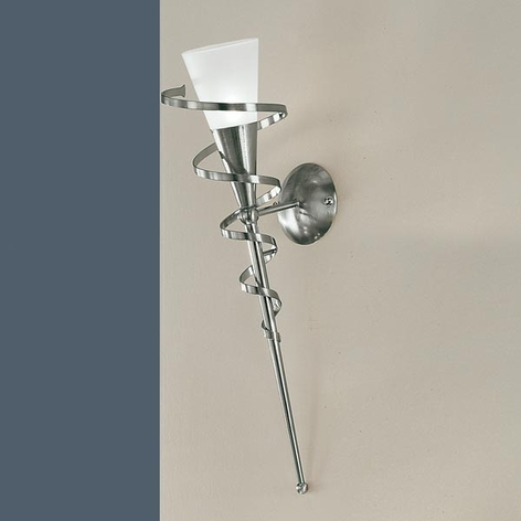 Torche murale BONITO nickel brossé
