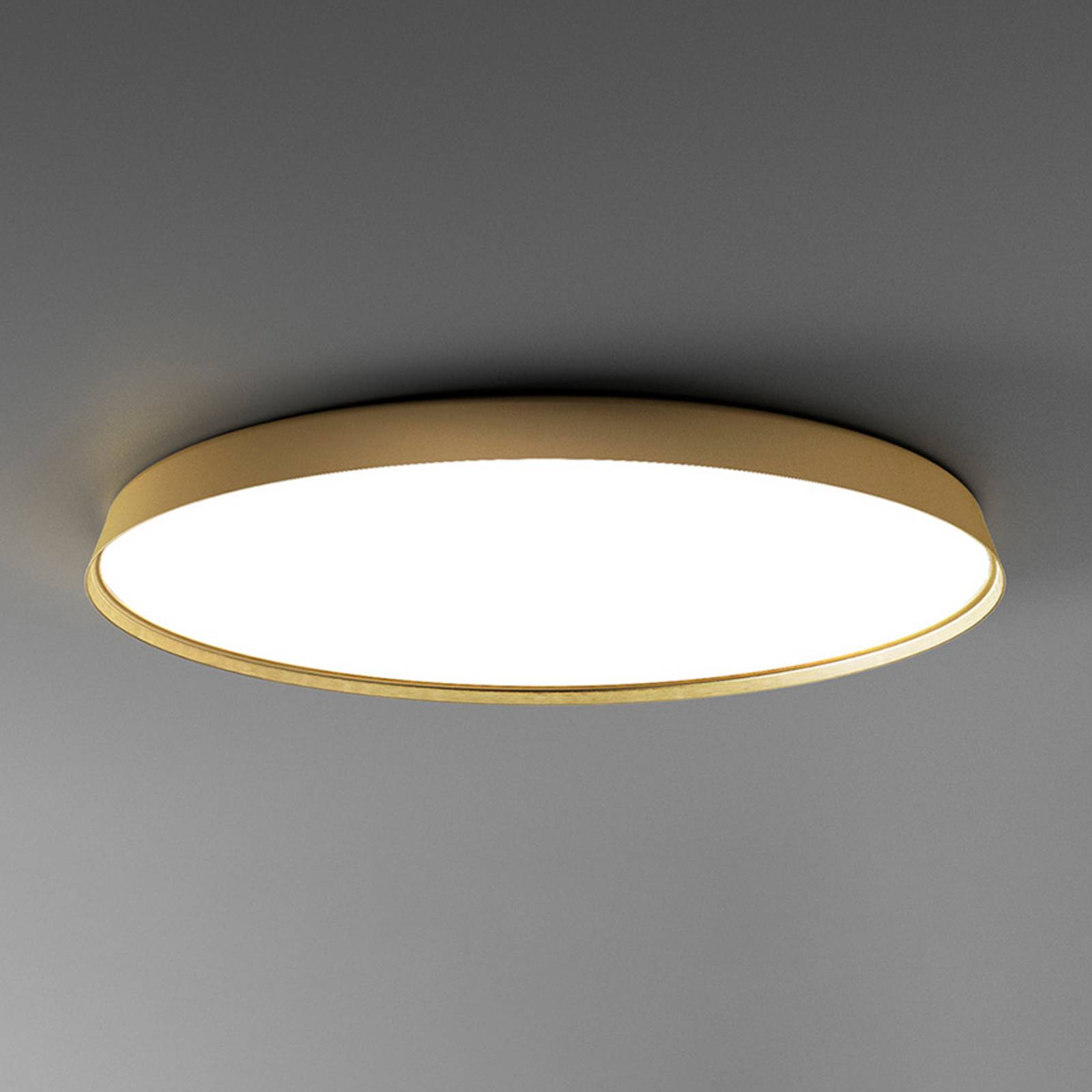 Luceplan Compendium Plate LED lámpa, sárgaréz