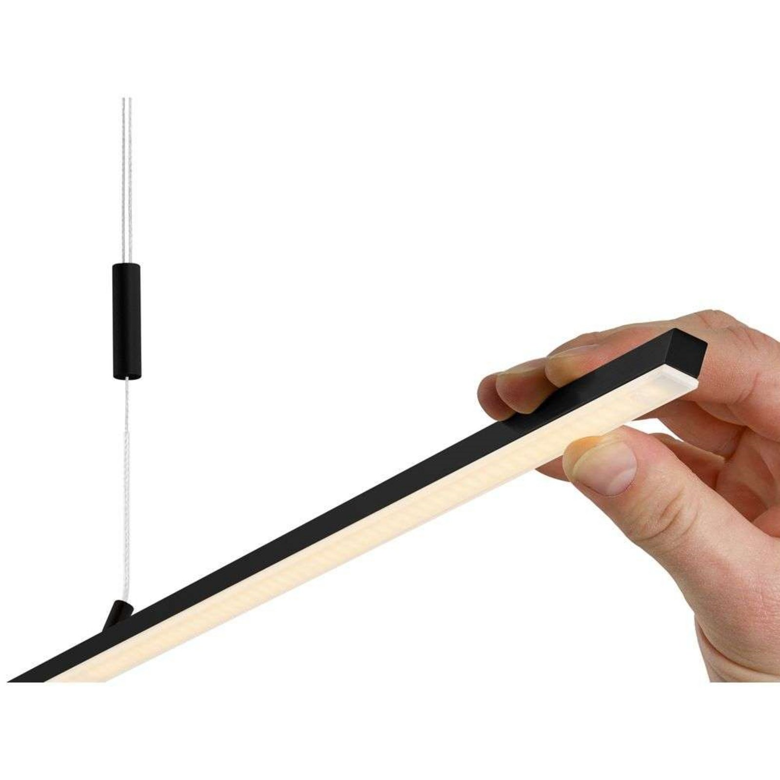Slim Hanglamp L128 Black - Bankamp