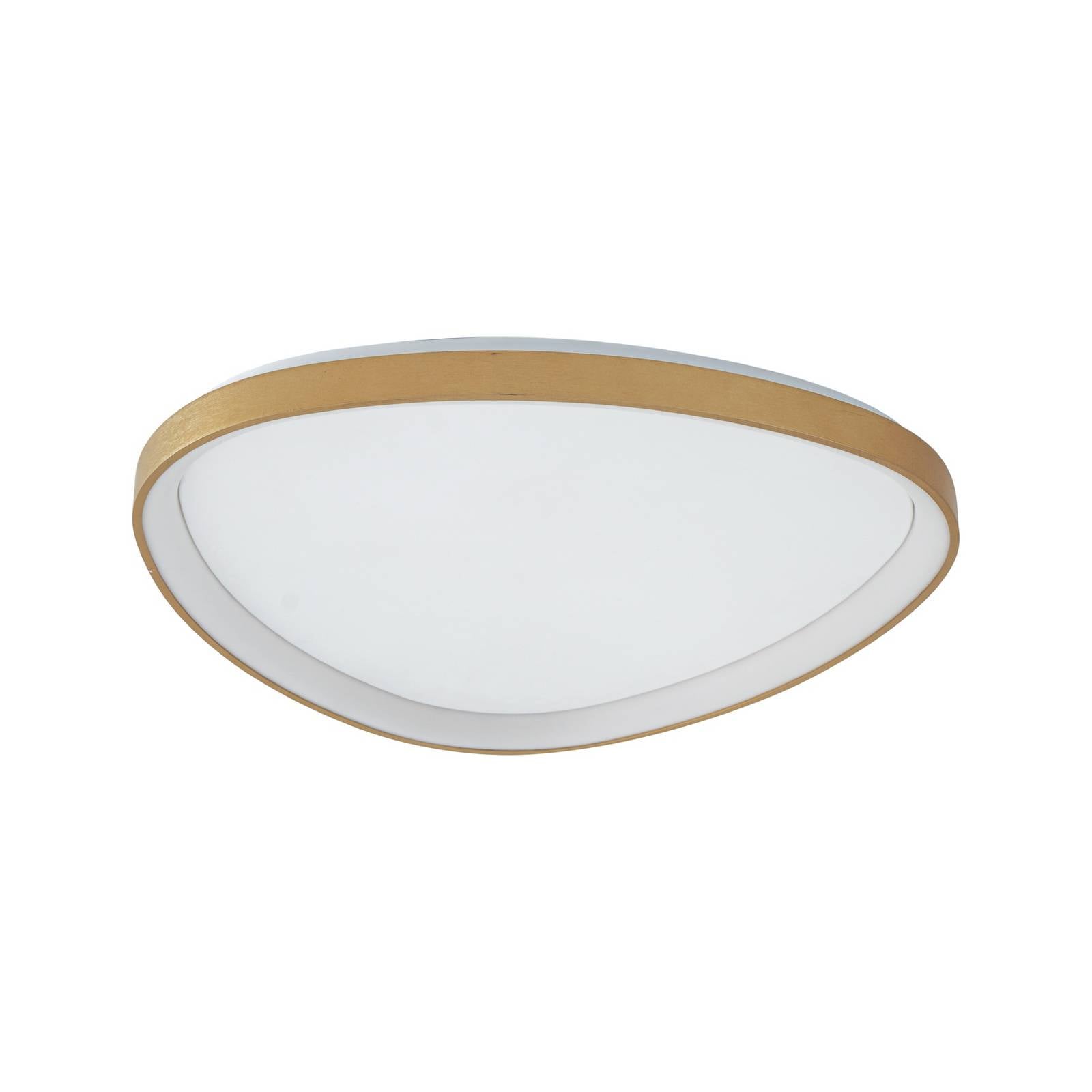 Lucande LED-Deckenleuchte Asken, 61 cm, gold, CCT, dimmbar
