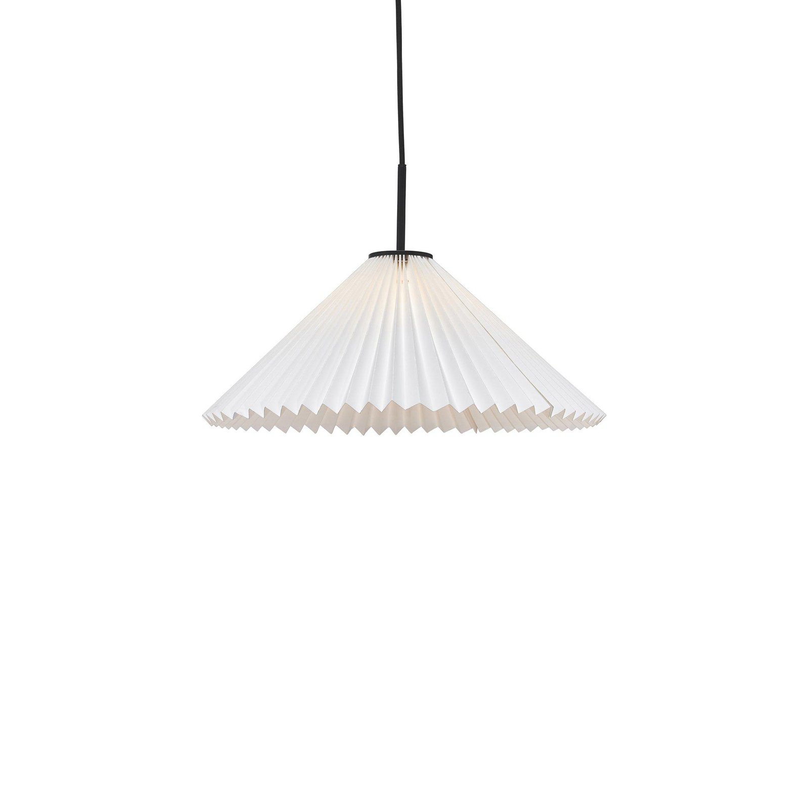 PR Home pendant light Polly, white, Ø 45 cm, paper