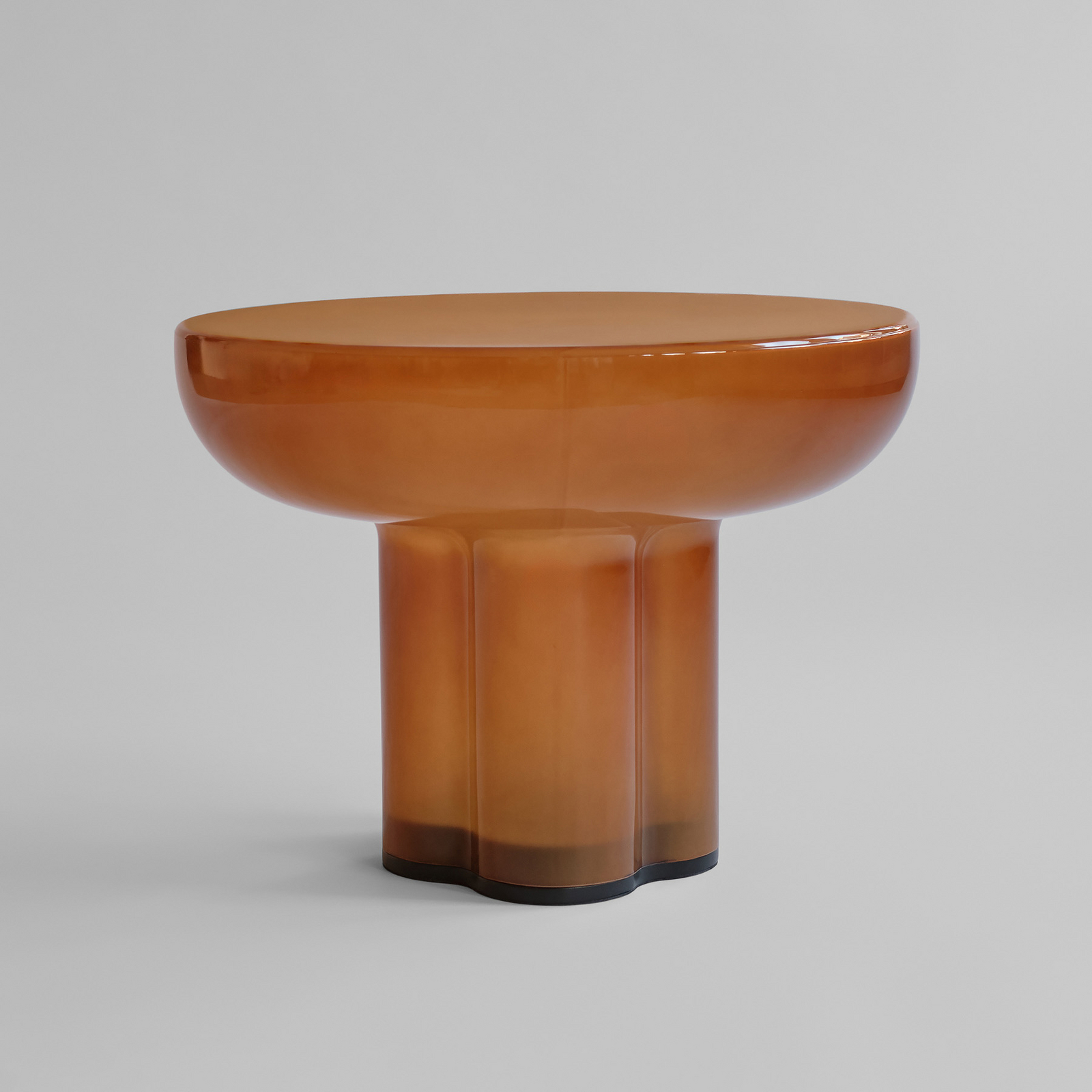 Stolik pomocniczy Crown, karmelowy, 41 cm, szkło – 101 Copenhagen