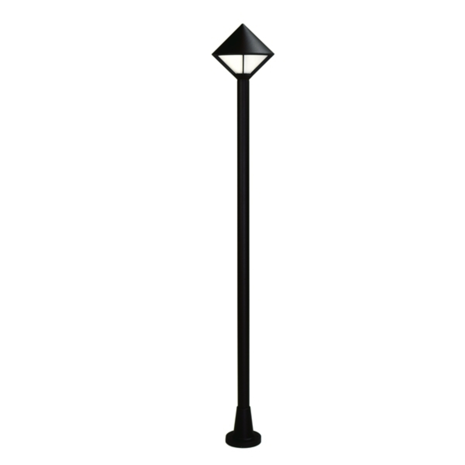 Modern lamp post 179, black