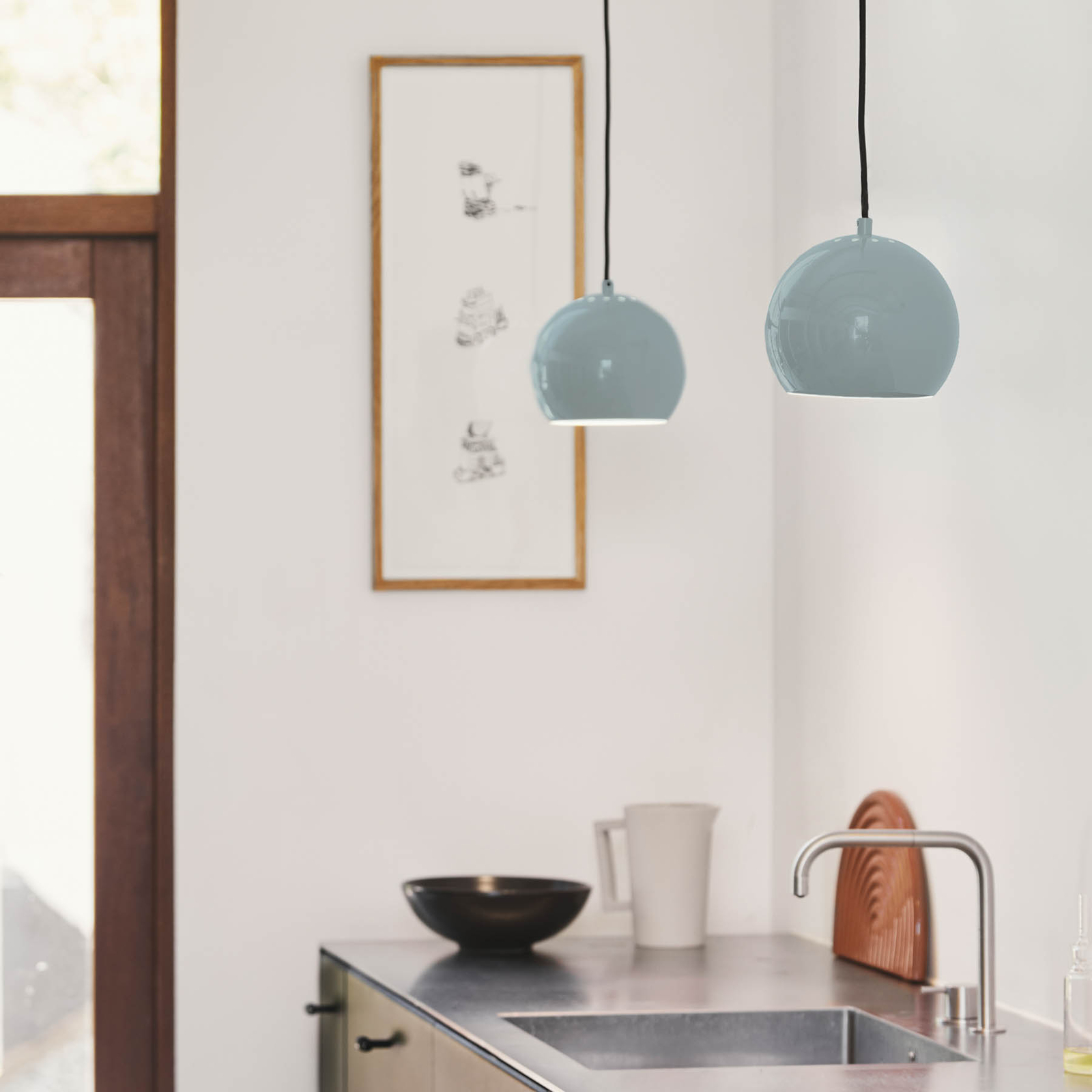 Ball Pendant Ø18 Glossy Mint - Frandsen