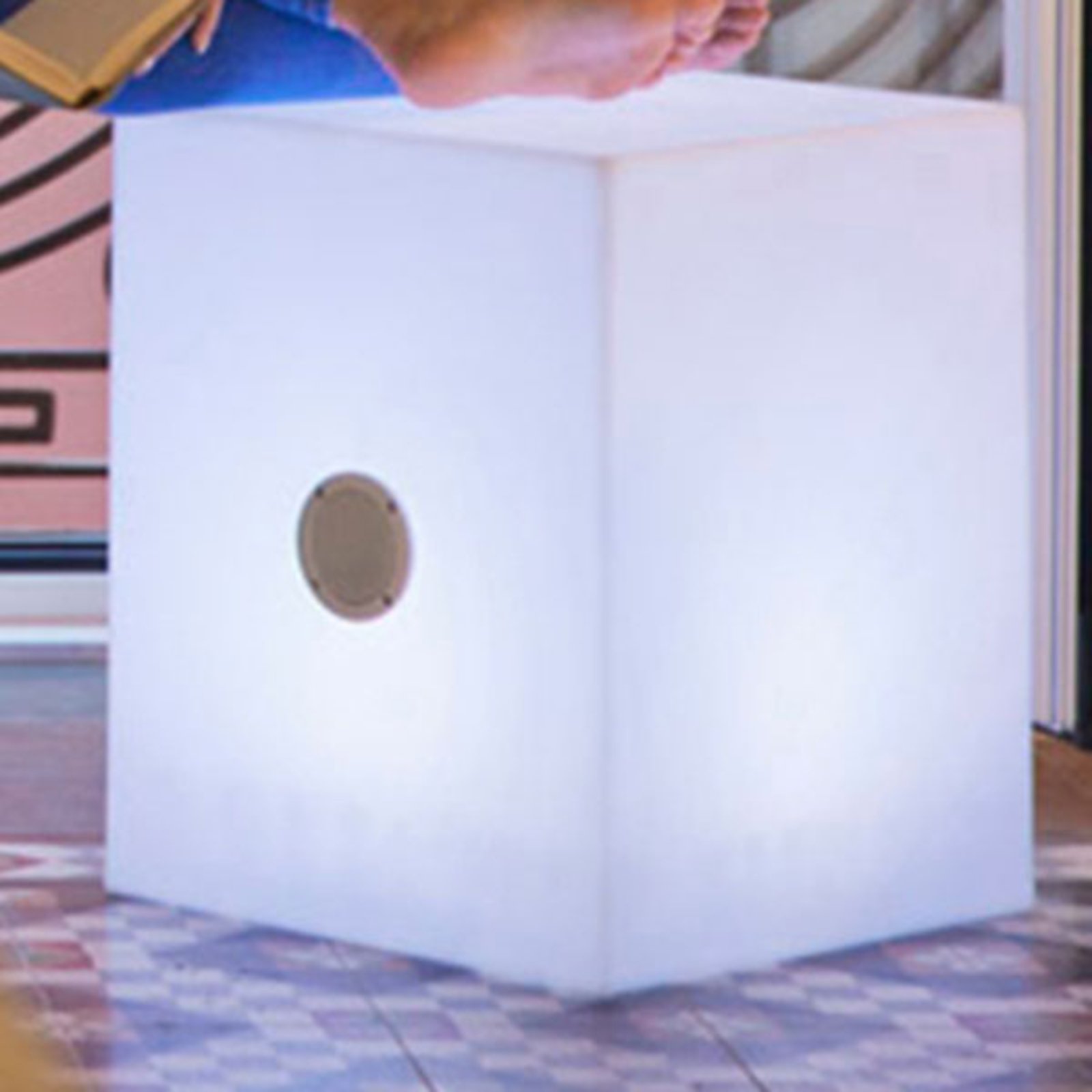 Newgarden Cuby Play LED kocka na batérie 43 x 43 cm