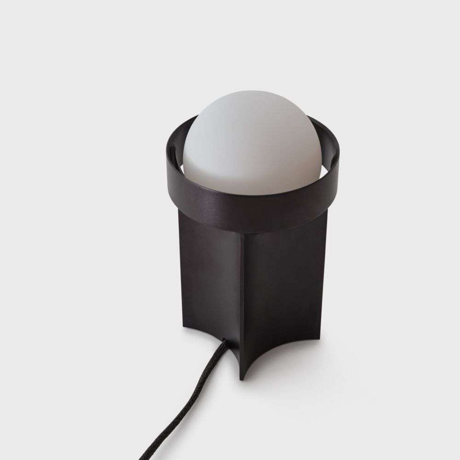 Loop Lampada da Tavolo Small w/Sphere III Dark Grey - Tala