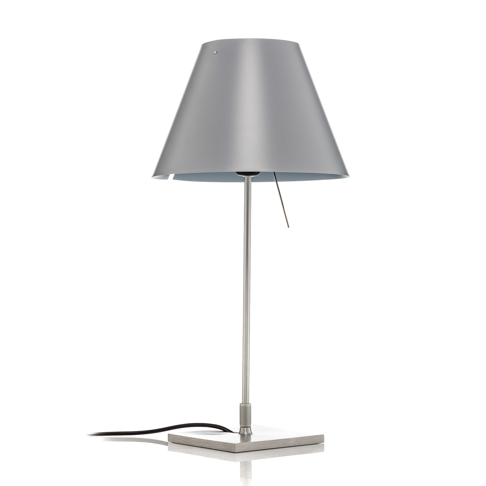 Luceplan Costanzina galda lampa alumīnija, betona pelēks