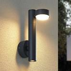 Lucande Kynlee LED-utomhusvägglampa, 2 lampor