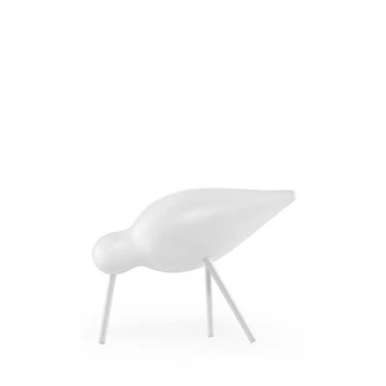 Shorebird Skulptur Medium White/White - Normann Copenhagen