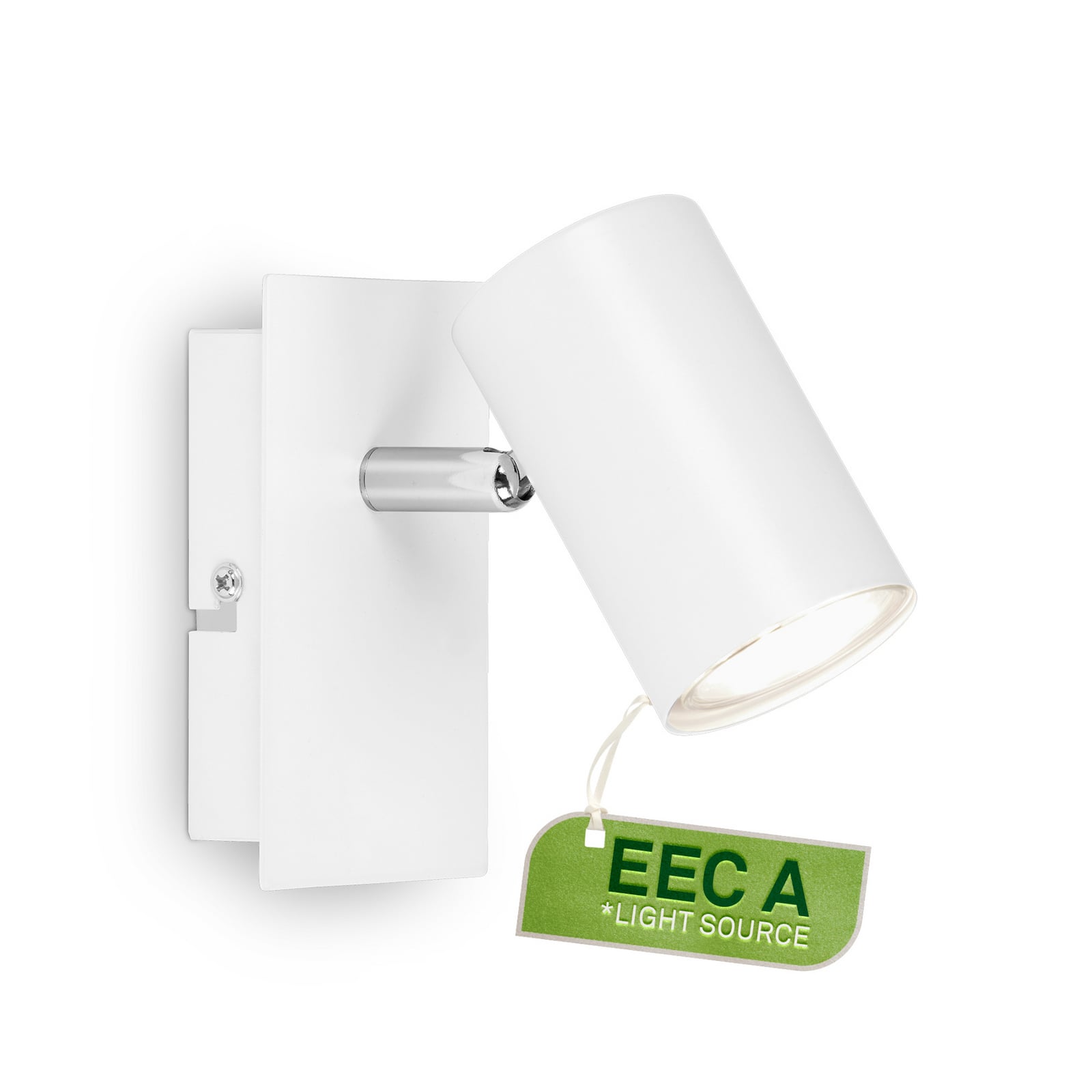 Seinavalgusti Isil A, valge, 1-valgusti, metall, pööratav