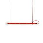 Tubular Candeeiro Suspenso Red/Red - Ingo Maurer