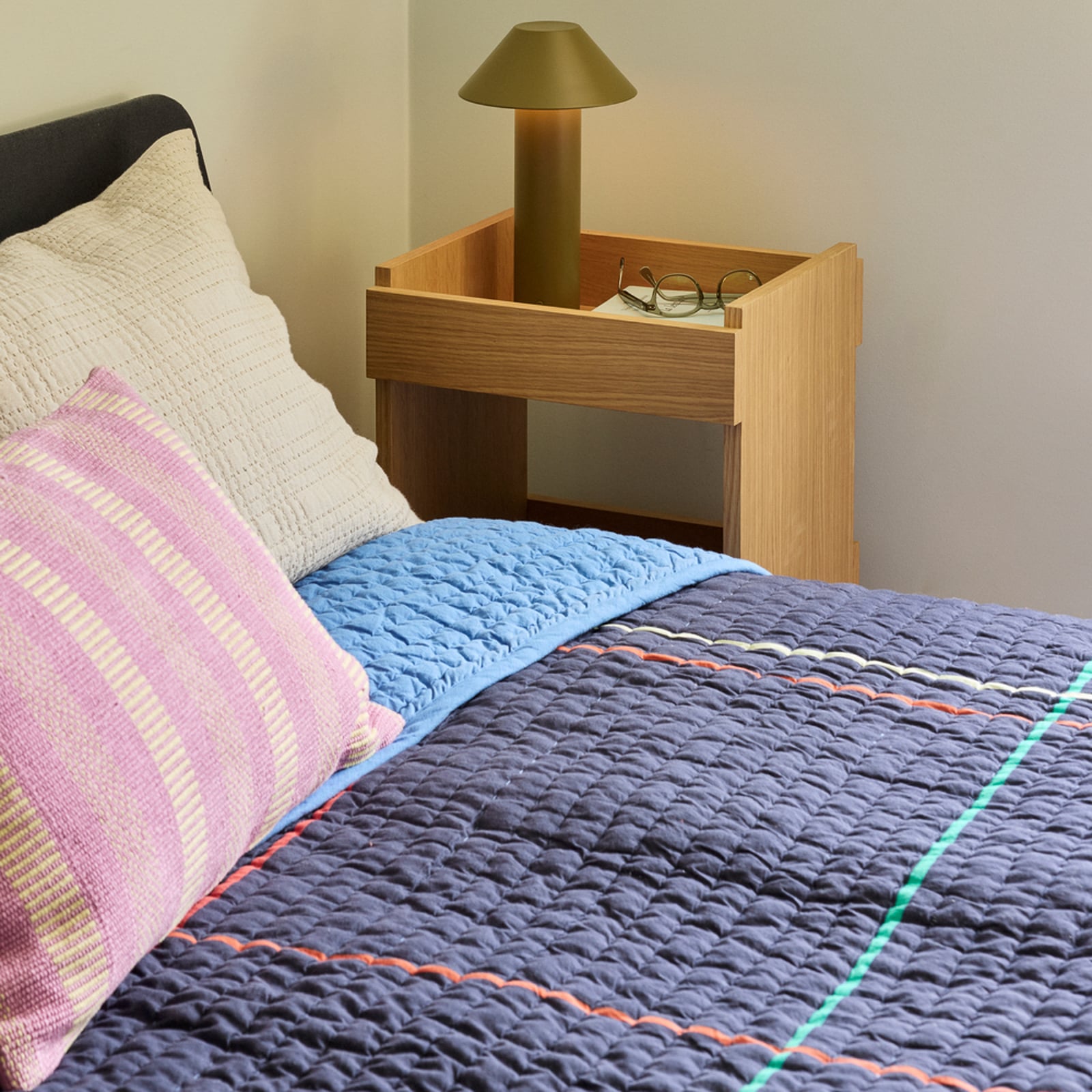 Cuscino Morph rosa, larghezza 40 cm - Hübsch