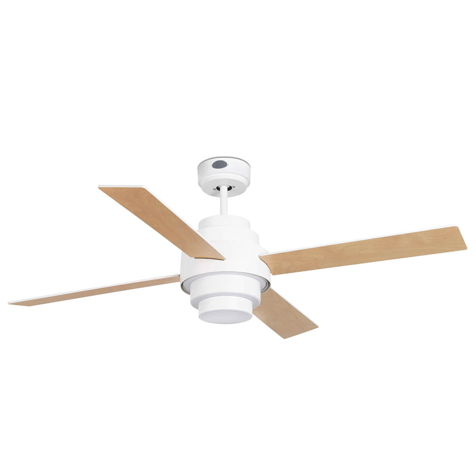 Efficient Disc ceiling fan with LED | Lights.co.uk