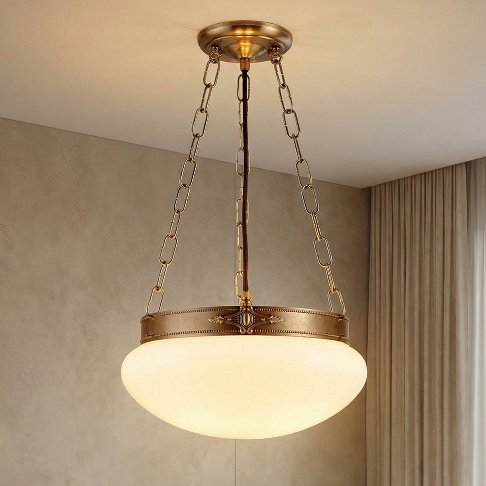 Klassiek uitziende hanglamp Verne