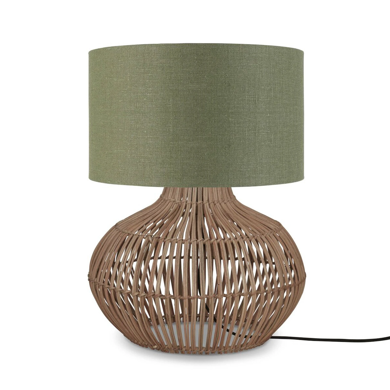 GOOD & MOJO Kalahari stolová lampa 32 cm, zelená