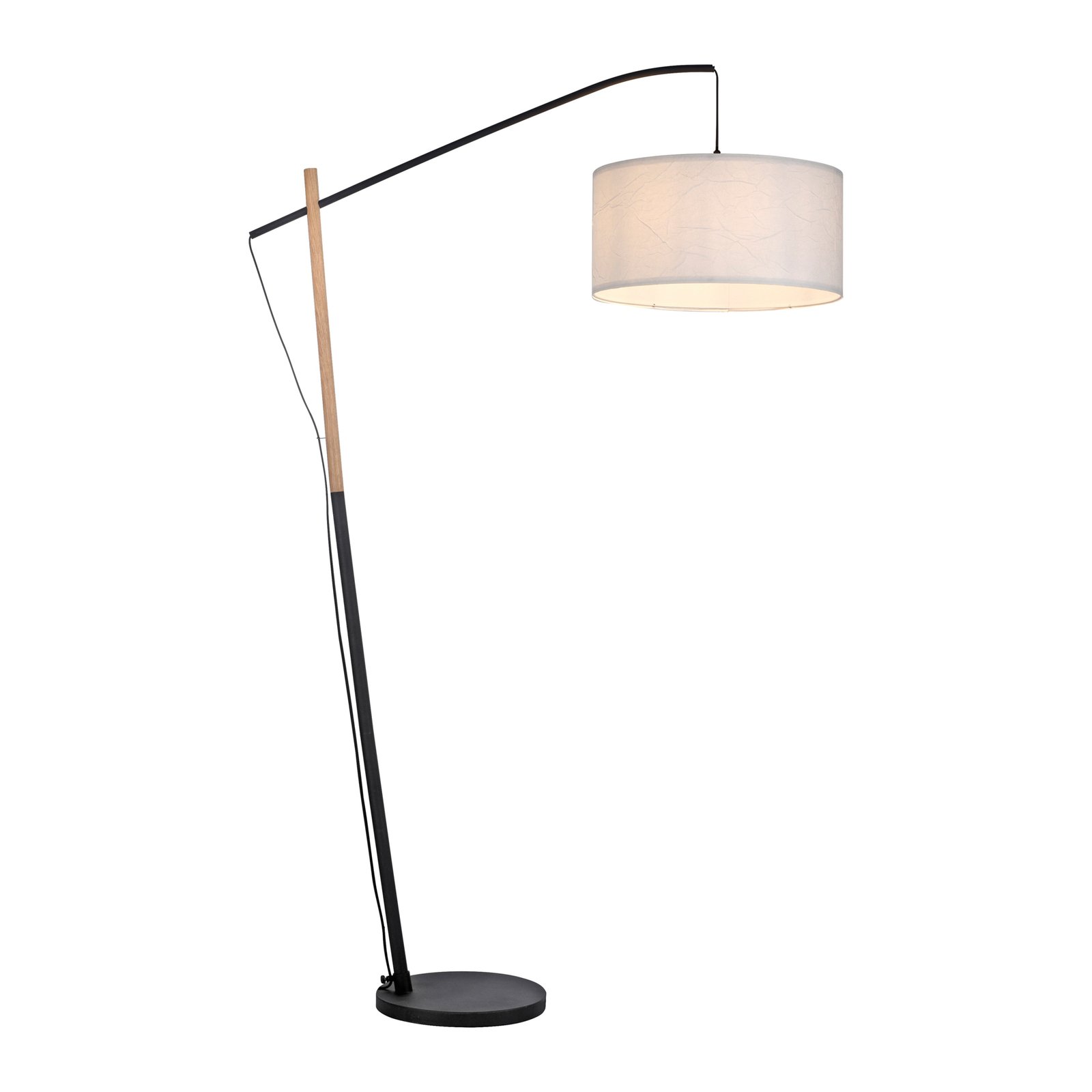 Green Sofie floor lamp with paper shade