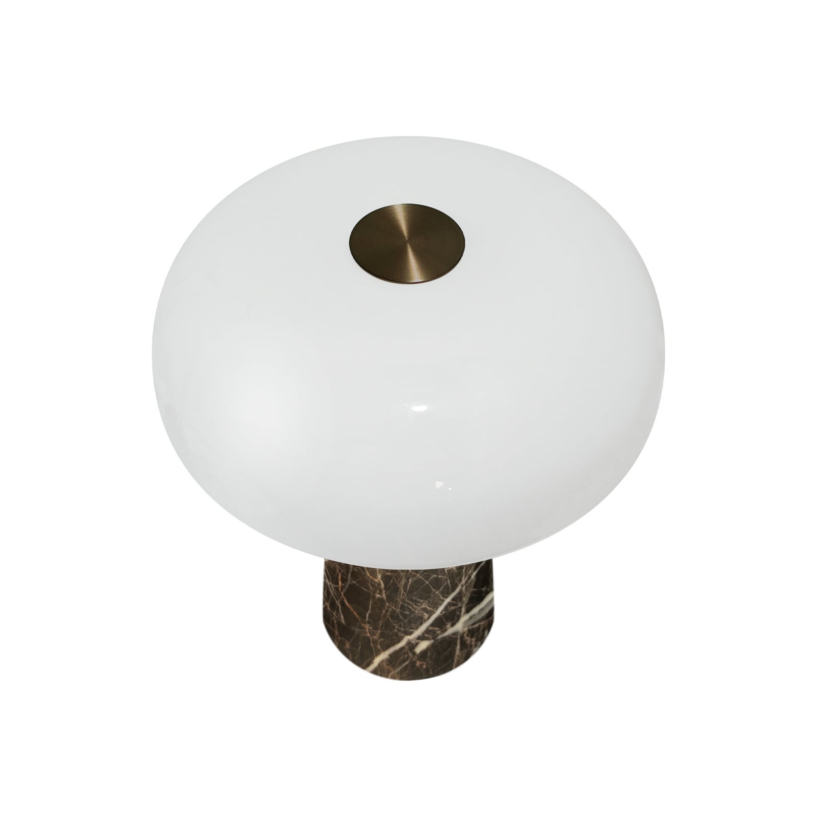 Glossy mini, LED-Akku-Tischleuchte, Marmor braun, Nordlux