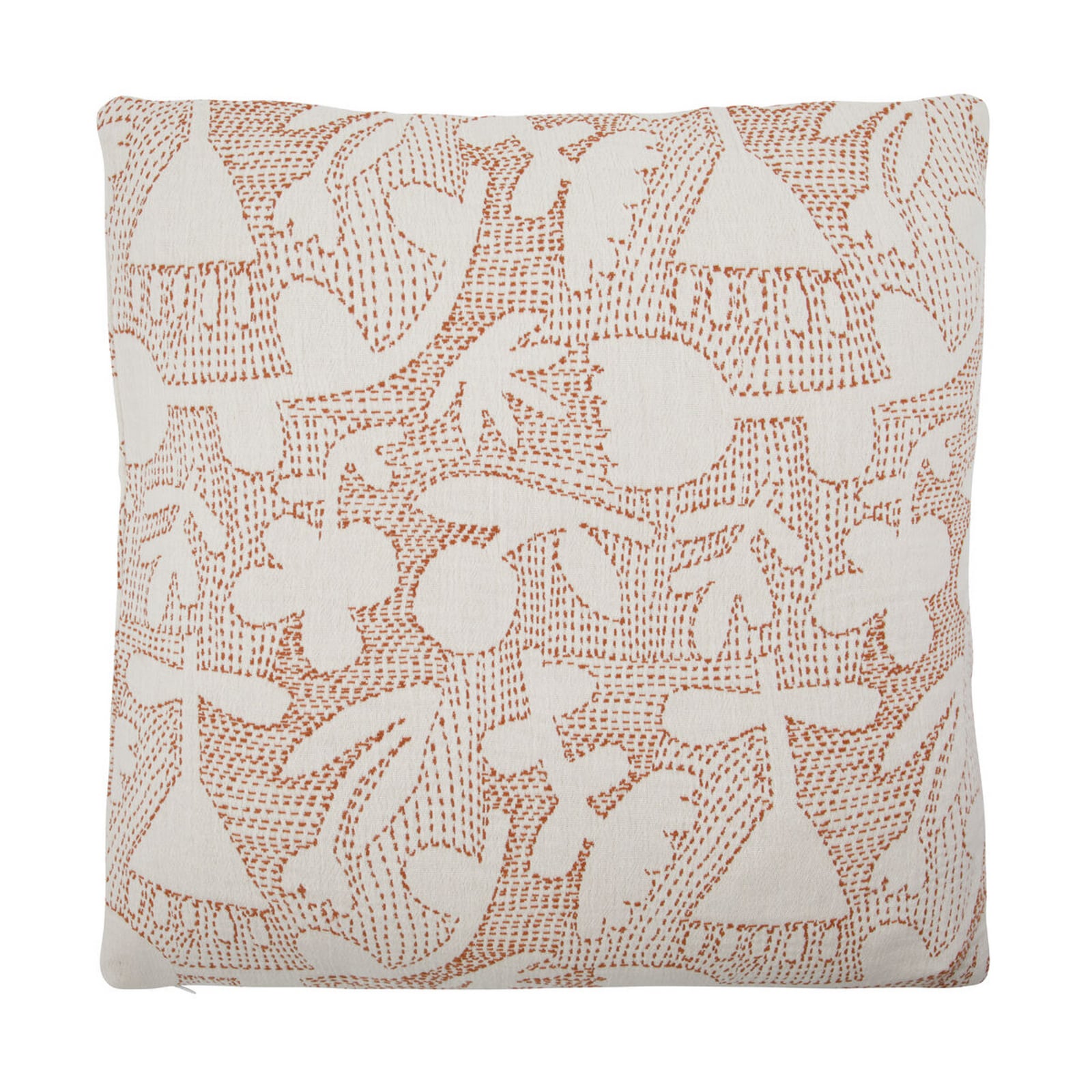 Fodera per cuscino HDMori, bianco/marrone, 50 x 50 cm - House Doctor