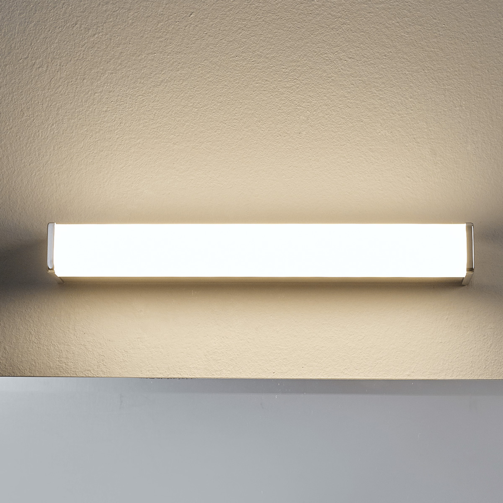 LED koupelnové světlo Philippa hranaté 32cm