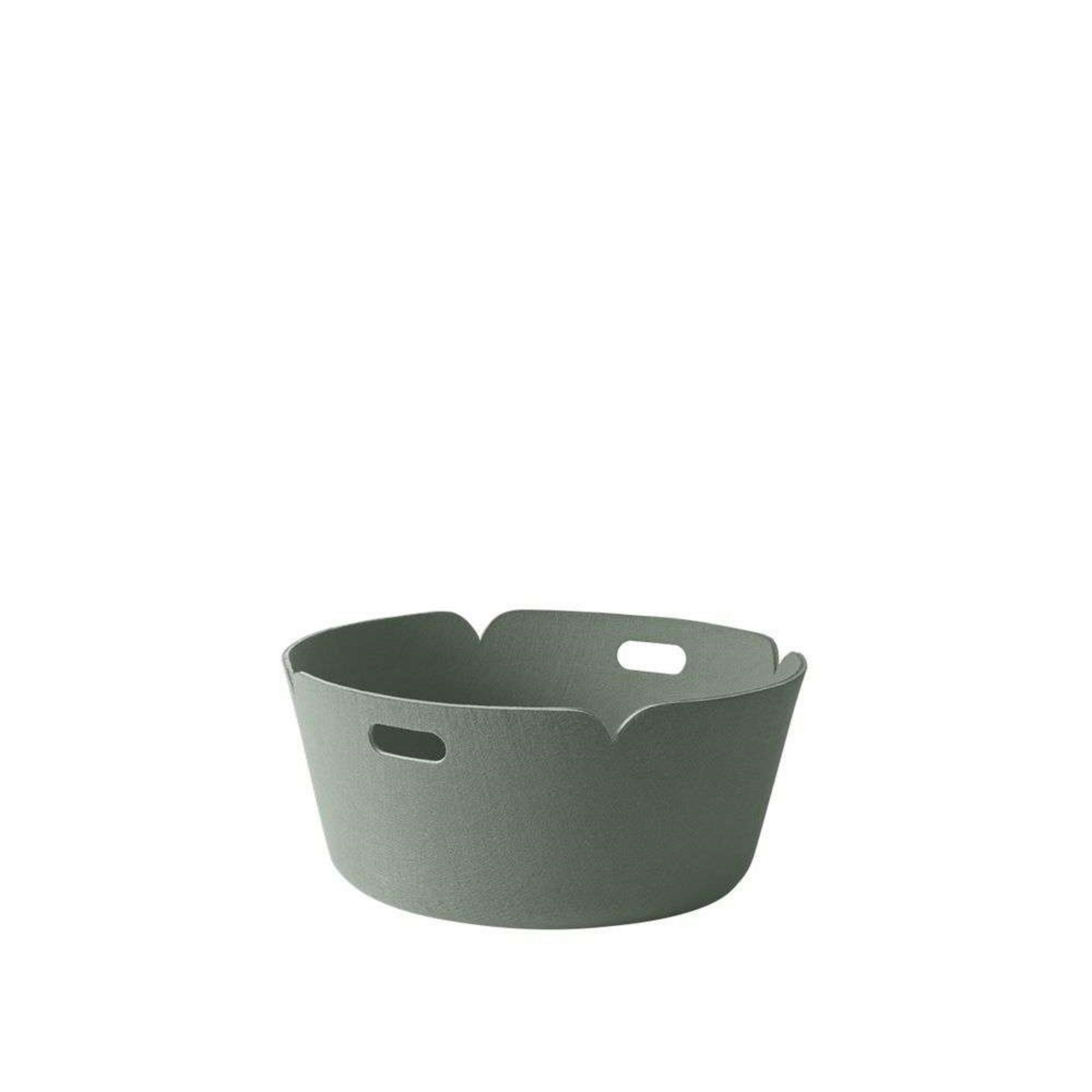 Restore Round Opbevaringskurv Dusty Green - Muuto