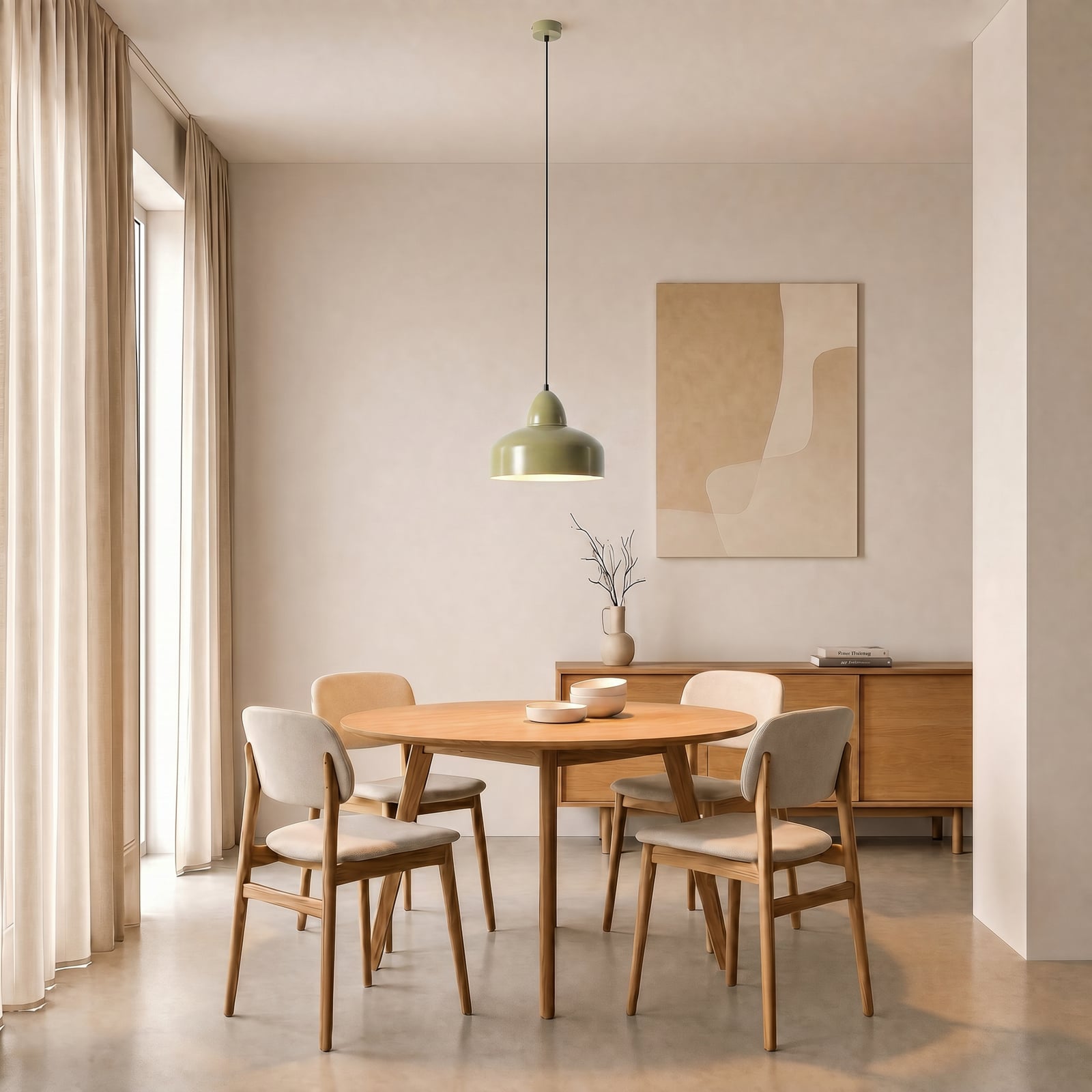 Hanglamp Mille, 1-lamp, pistache Hanglamp Mille, 1-lamp, pistache