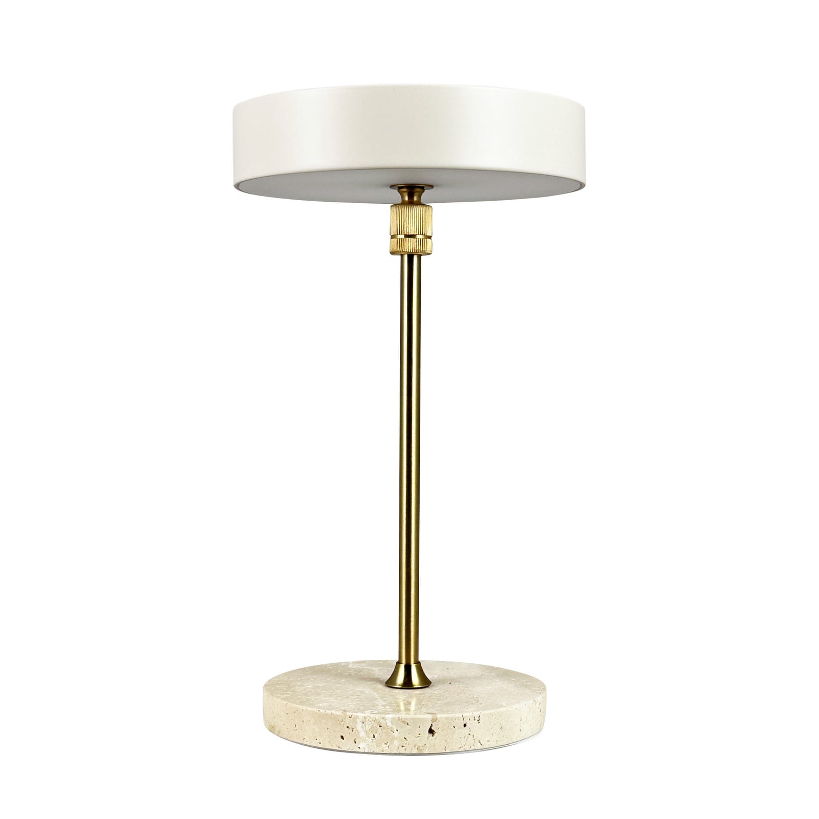 Moonlight LED-bordlampe med batteri, beige, metal, 3.000 K – Dyberg Larsen