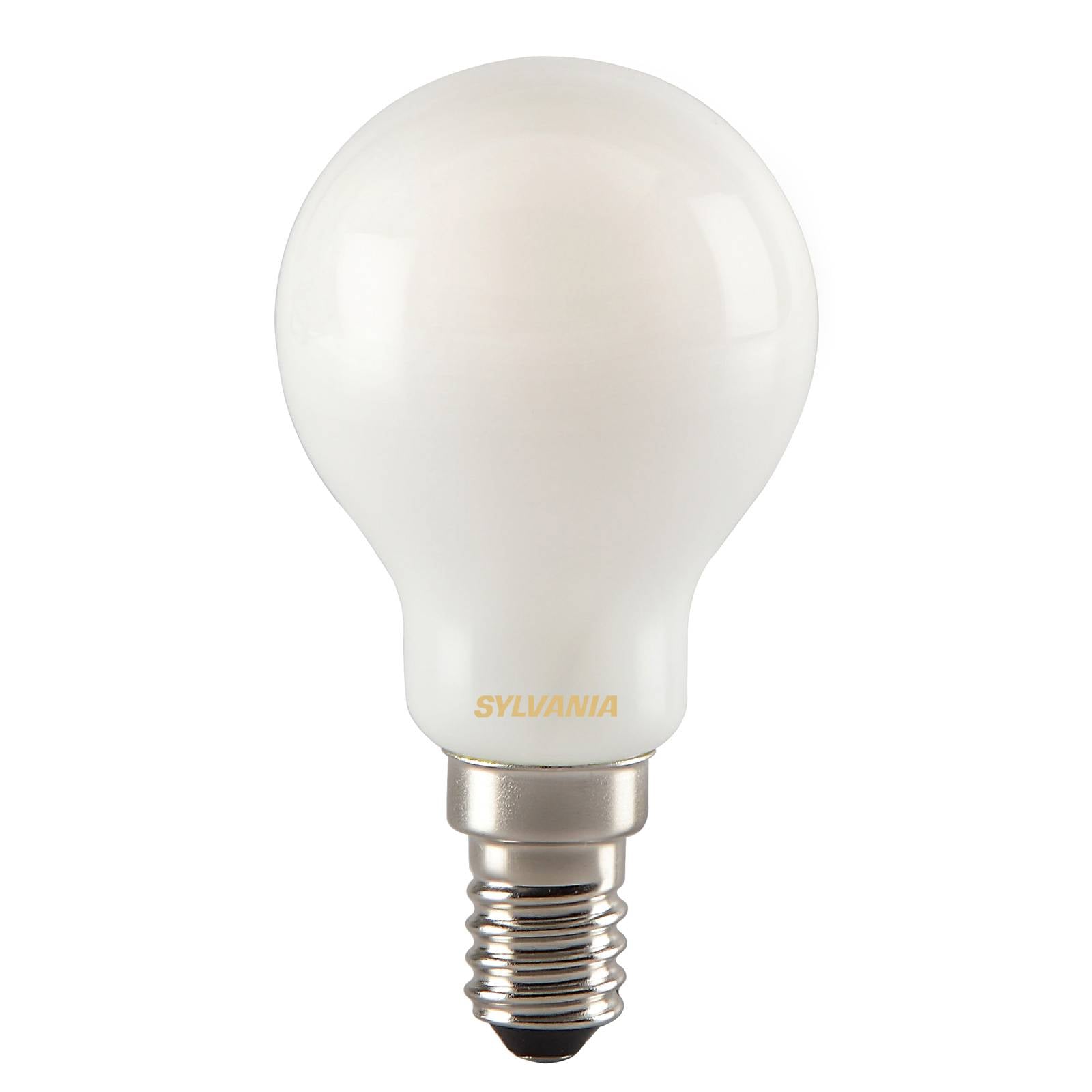 LED-Tropfenlampe E14 ToLEDo RT Ball 45W 827 satin