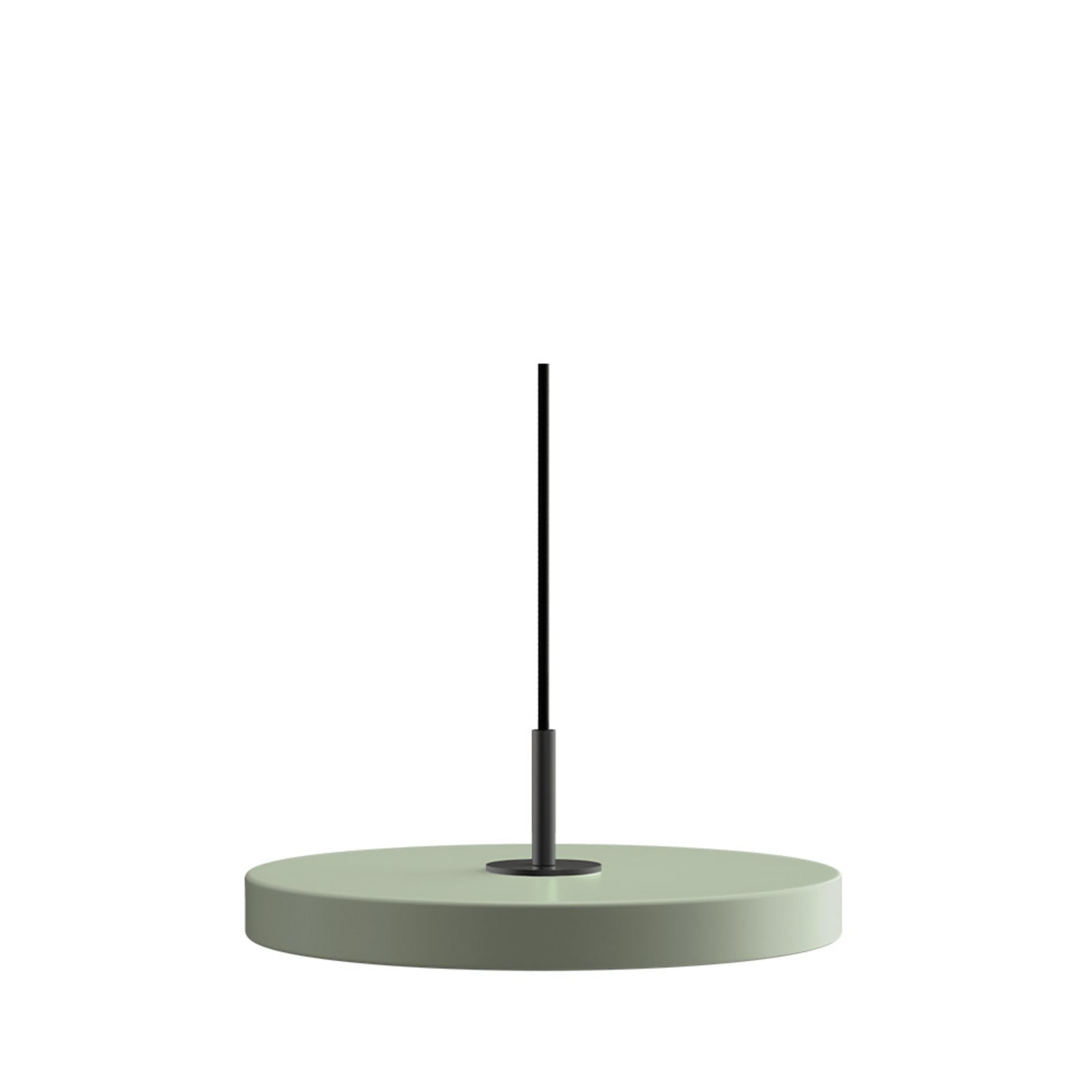 Asteria Plus pendellampe, Ø 30 cm, lysegrøn/sort UMAGE - Stue - Metal billede