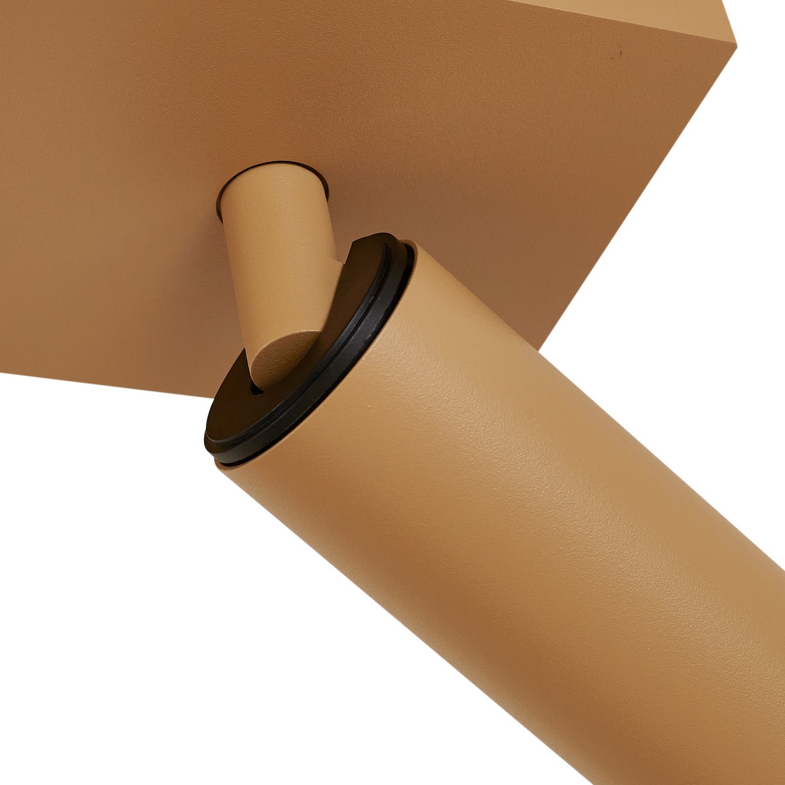 Arcchio Brinja Slim ceiling spotlight, brown, 1-bulb, GU10 MR11