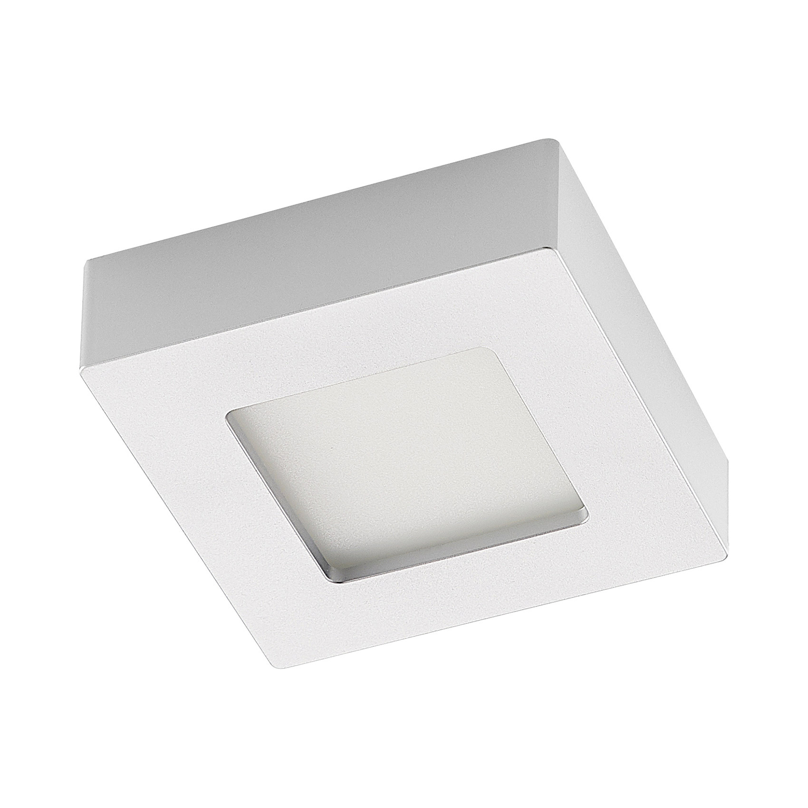 Prios Alette LED-Deckenleuchte, silber, 12,2 cm
