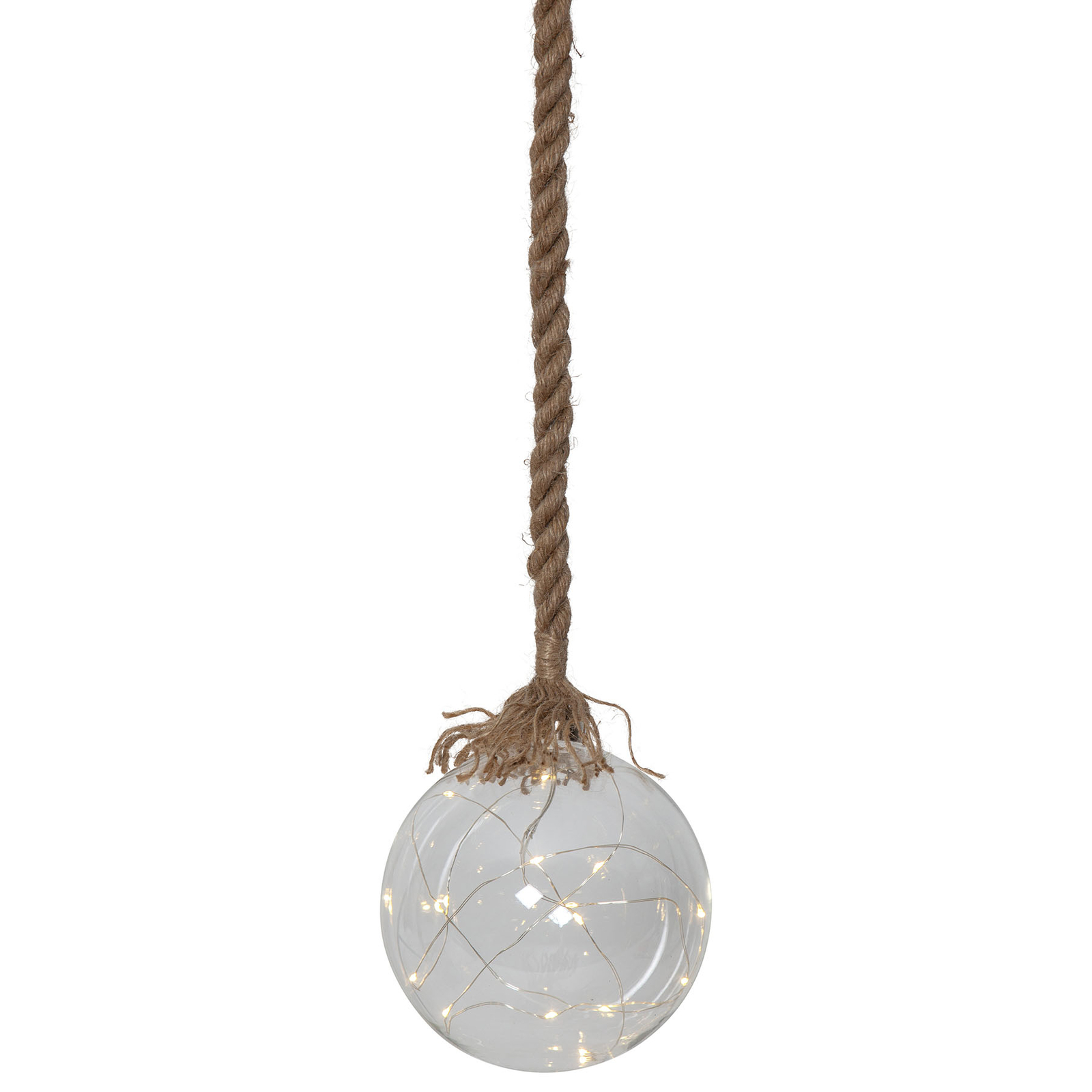 Lampada decorativa LED Jutta vetro sferico Ø 15 cm