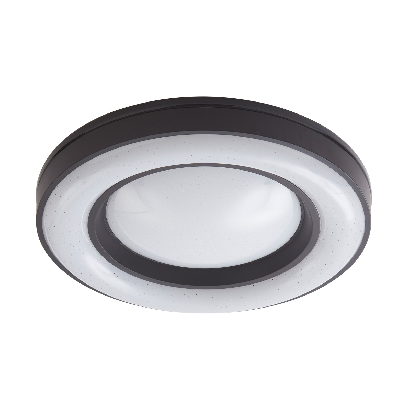 Lindby Aaesha plafonnier LED blanc/noir 50,5 cm
