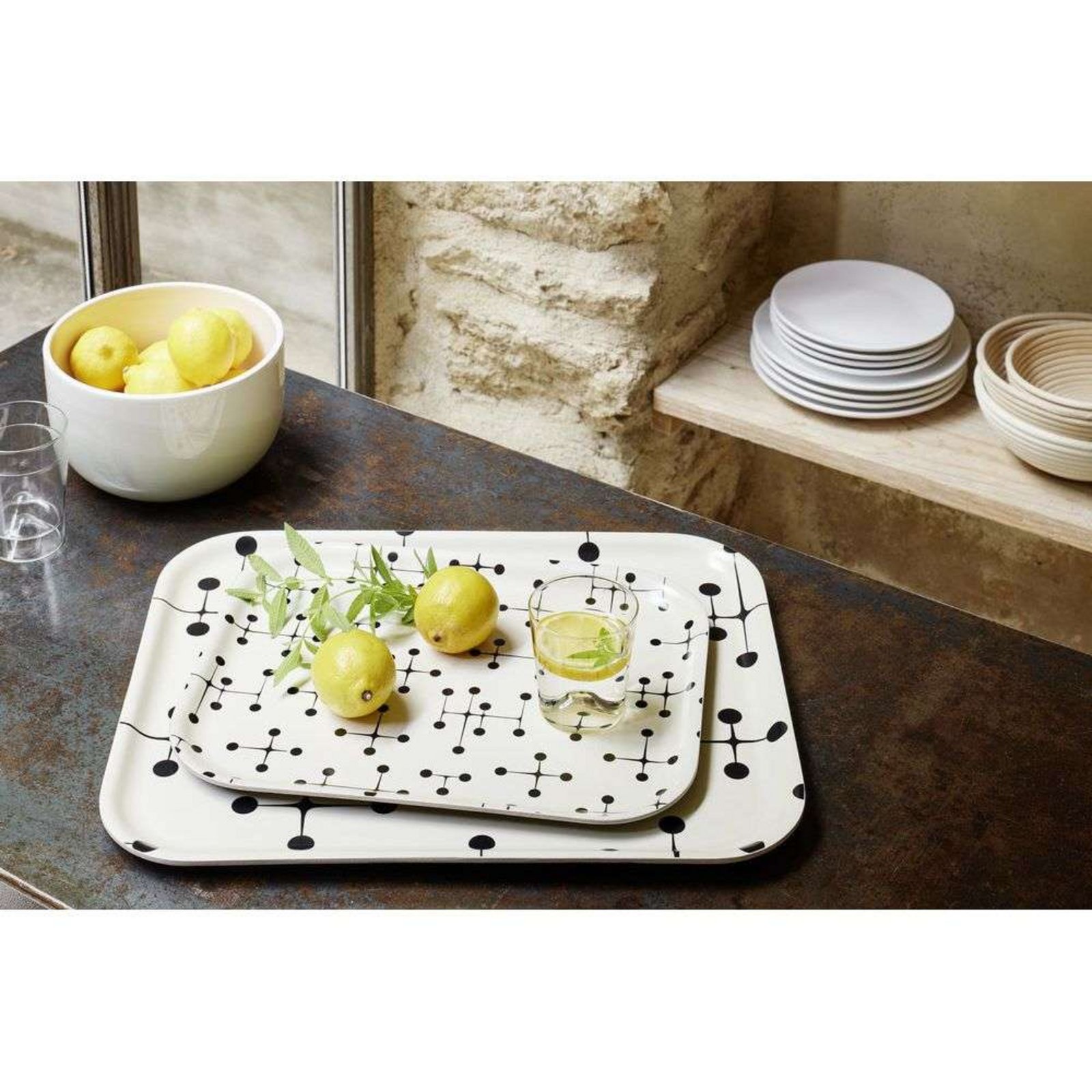 Classic Tray Large Dot Pattern Light - Vitra