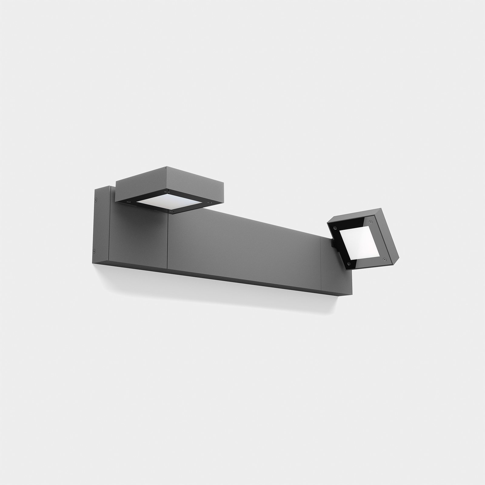 LEDS-C4 Modis Außenwandlampe 2x16,6W CCT anthrazit