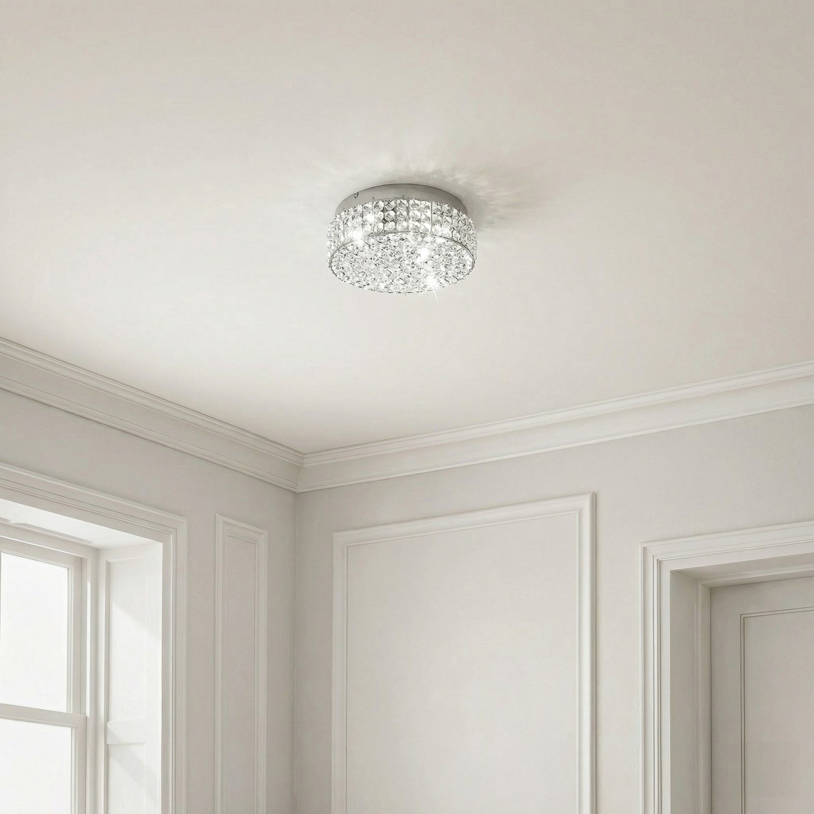 Funklende LED-loftlampe Felias, rund form Funklende LED-loftlampe Felias, rund form