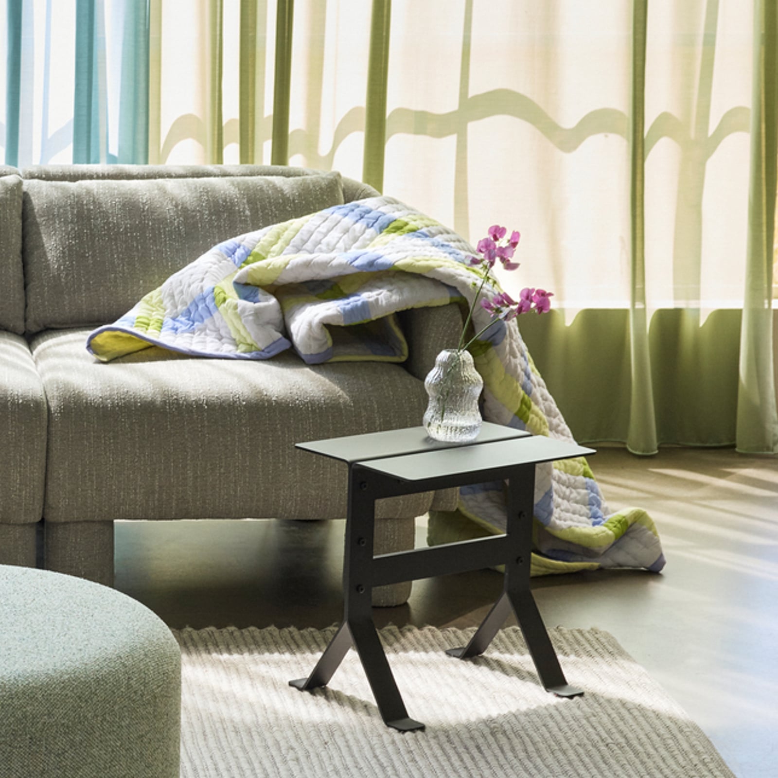 Couverture Tento jaune 200 cm - Hübsch