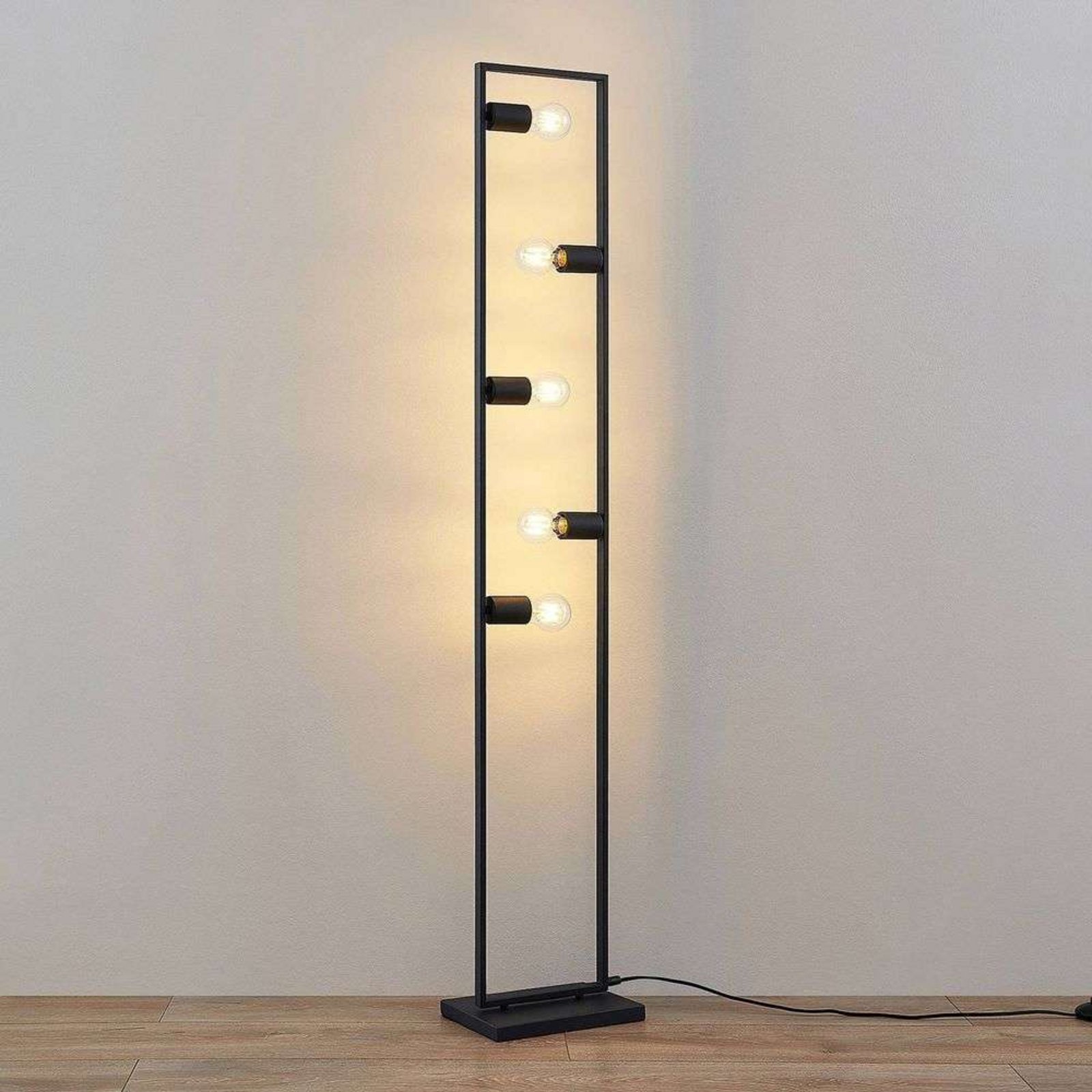 Sherwin 5 Lampadar Black - Lindby