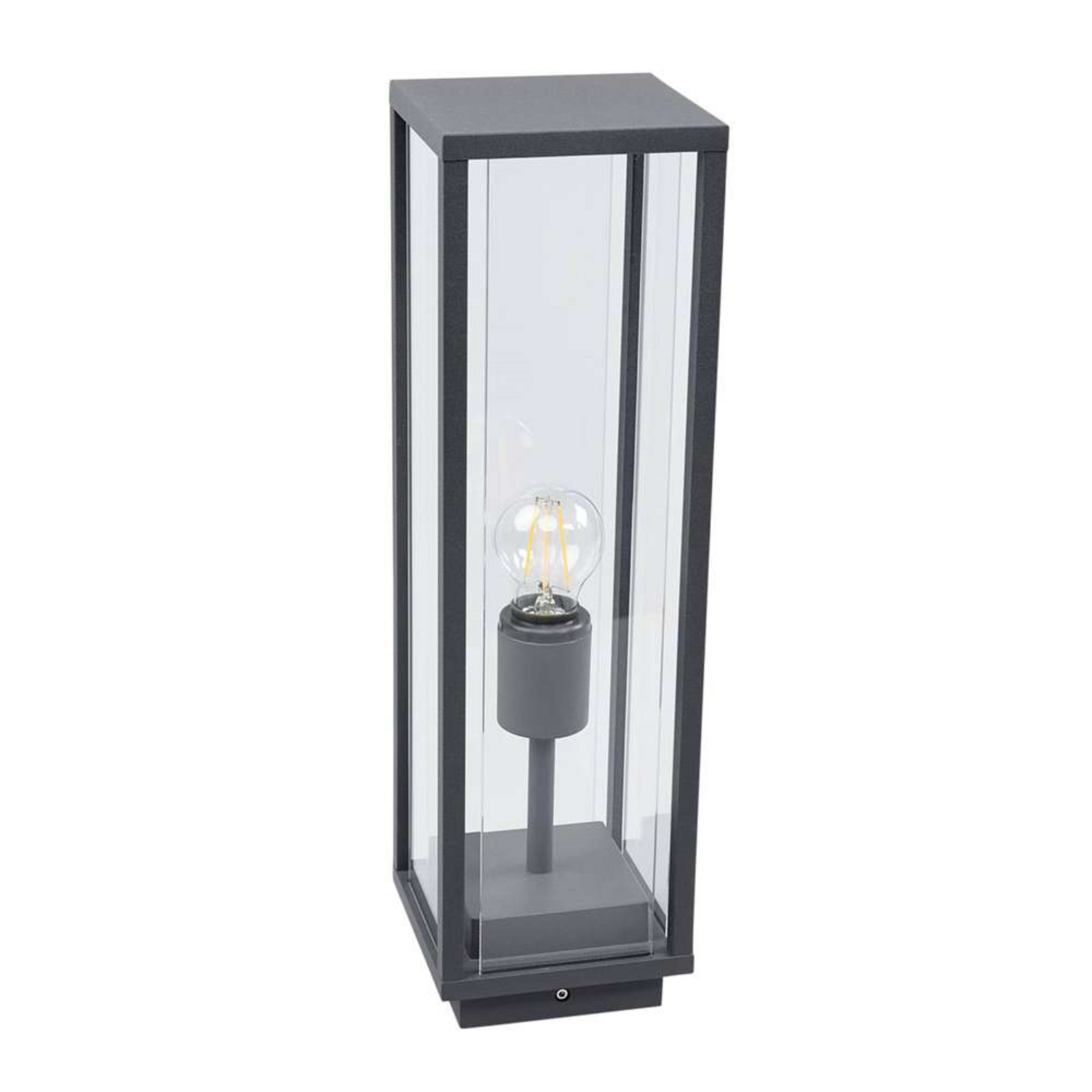 Annalea Lampă de Grădină de Exterior H50 Dark Grey/Clear - Lucande