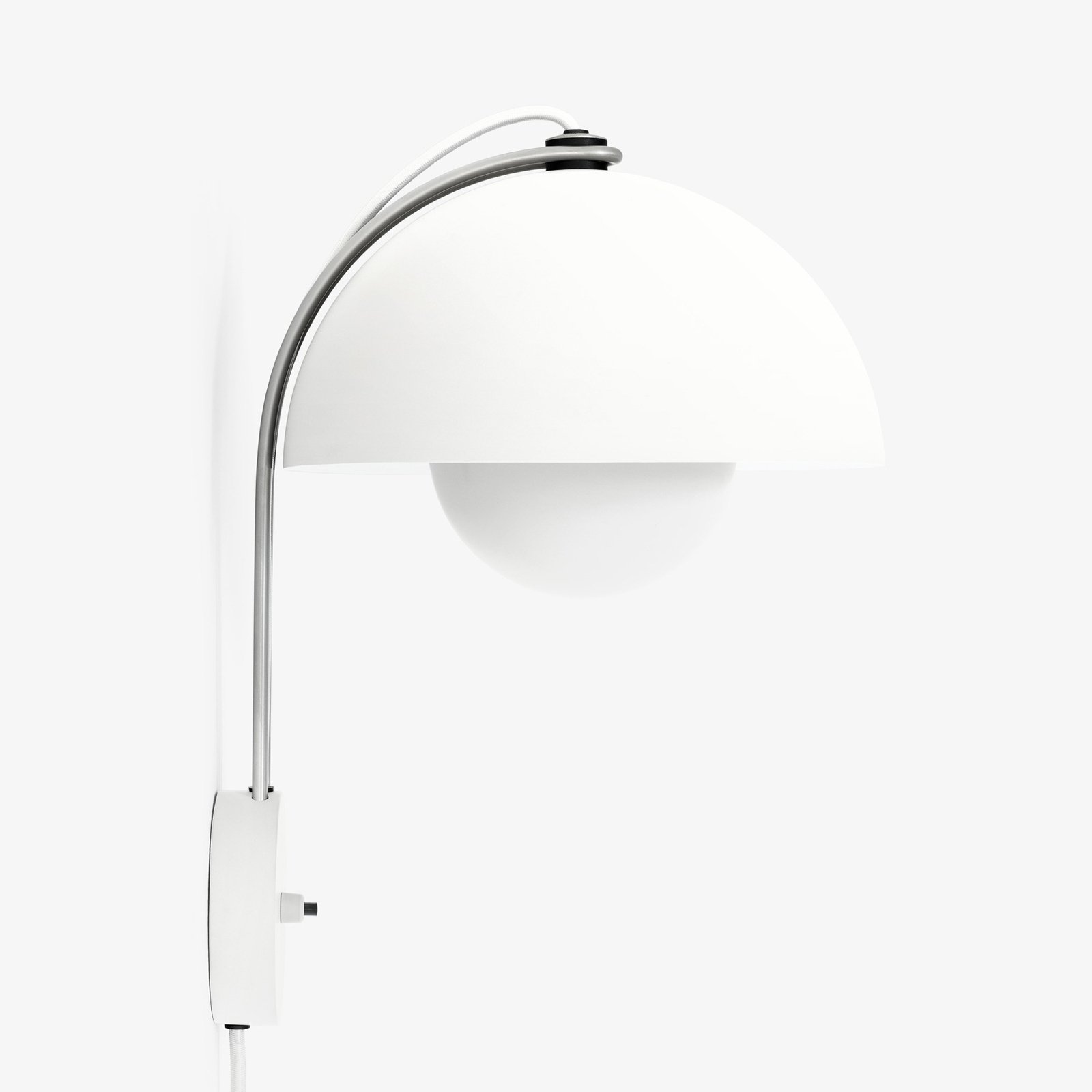 Flowerpot VP8 Wandleuchte Matt White - &Tradition