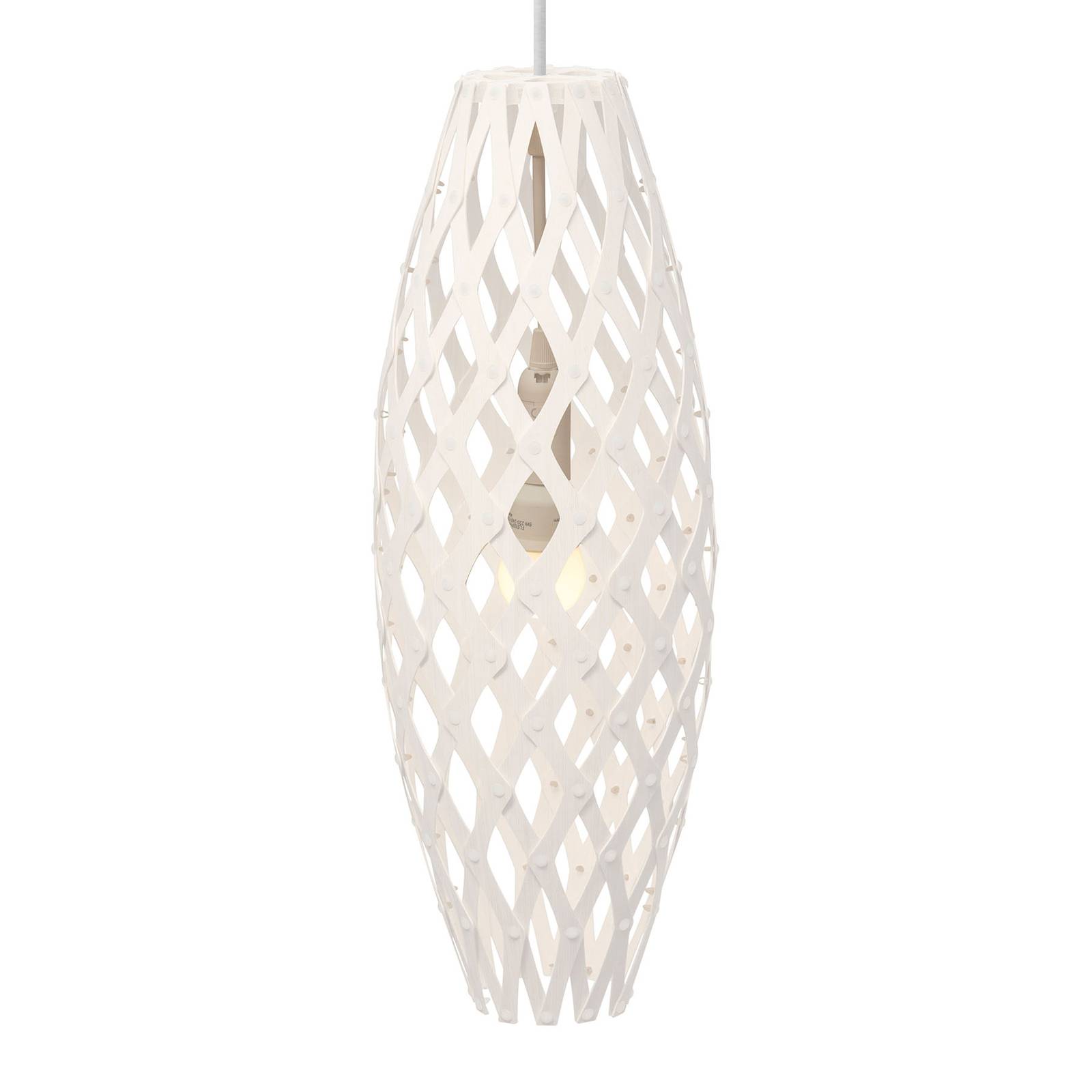 E-shop david trubridge Hinaki závesná lampa 50 cm biela