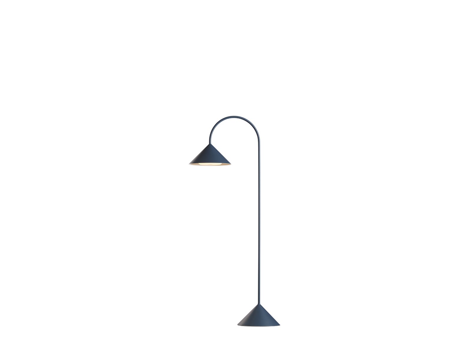 Grasp Portable Floor Lamp H72 Matt Petroleum - Frandsen