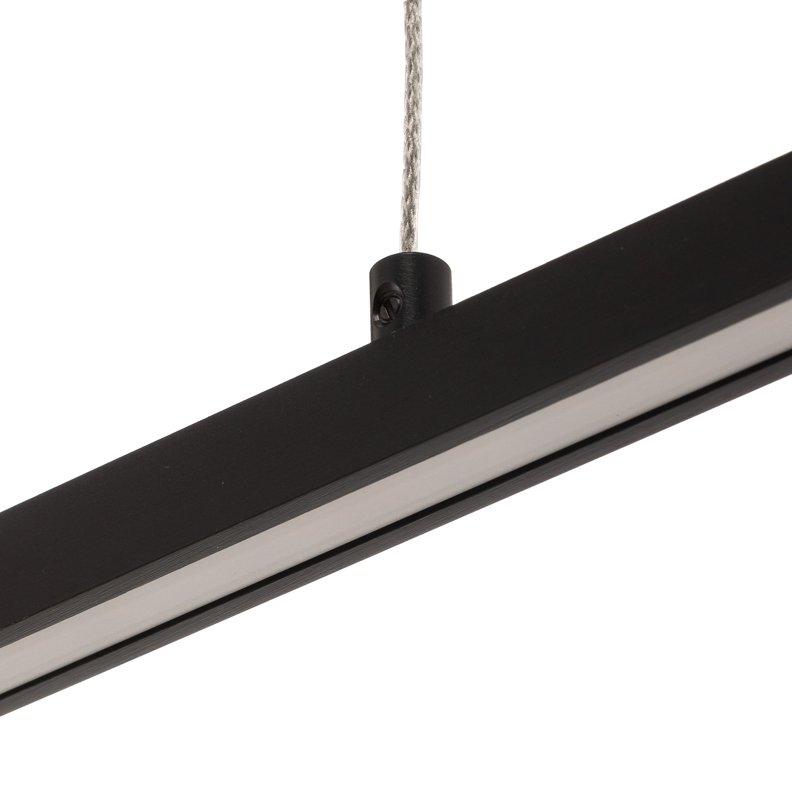 Lámpara colgante LED TOLU de Rothfels, negra, 178 cm