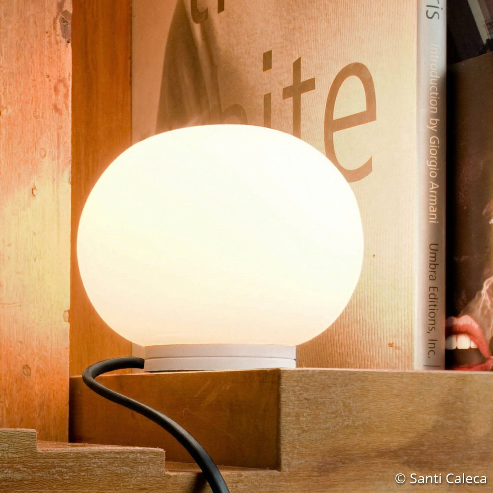 Glo-Ball Basic Zero Bordlampe m/Dimmer White - Flos