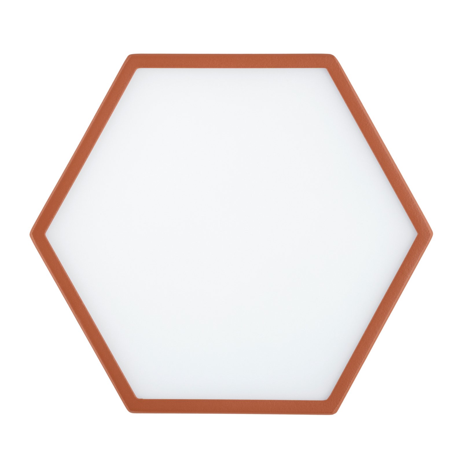 LED-Deckenleuchte Libre, terracottafarben, Stahl, 3.000 K