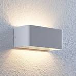 Nástěnné LED světlo Lonisa, bílé, 20 cm
