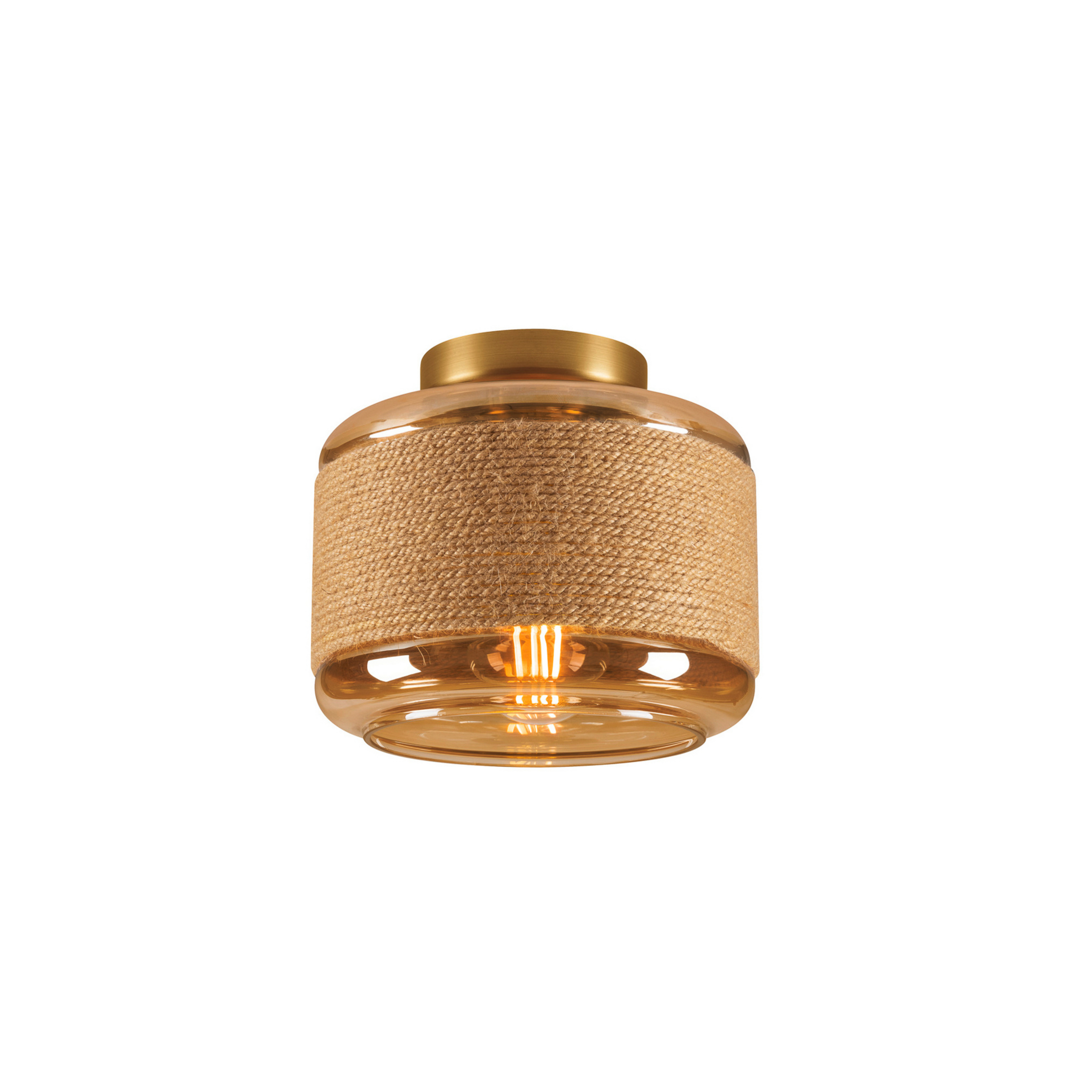 Pantilo Rope 19 Wand-/plafondlamp goud - SLV