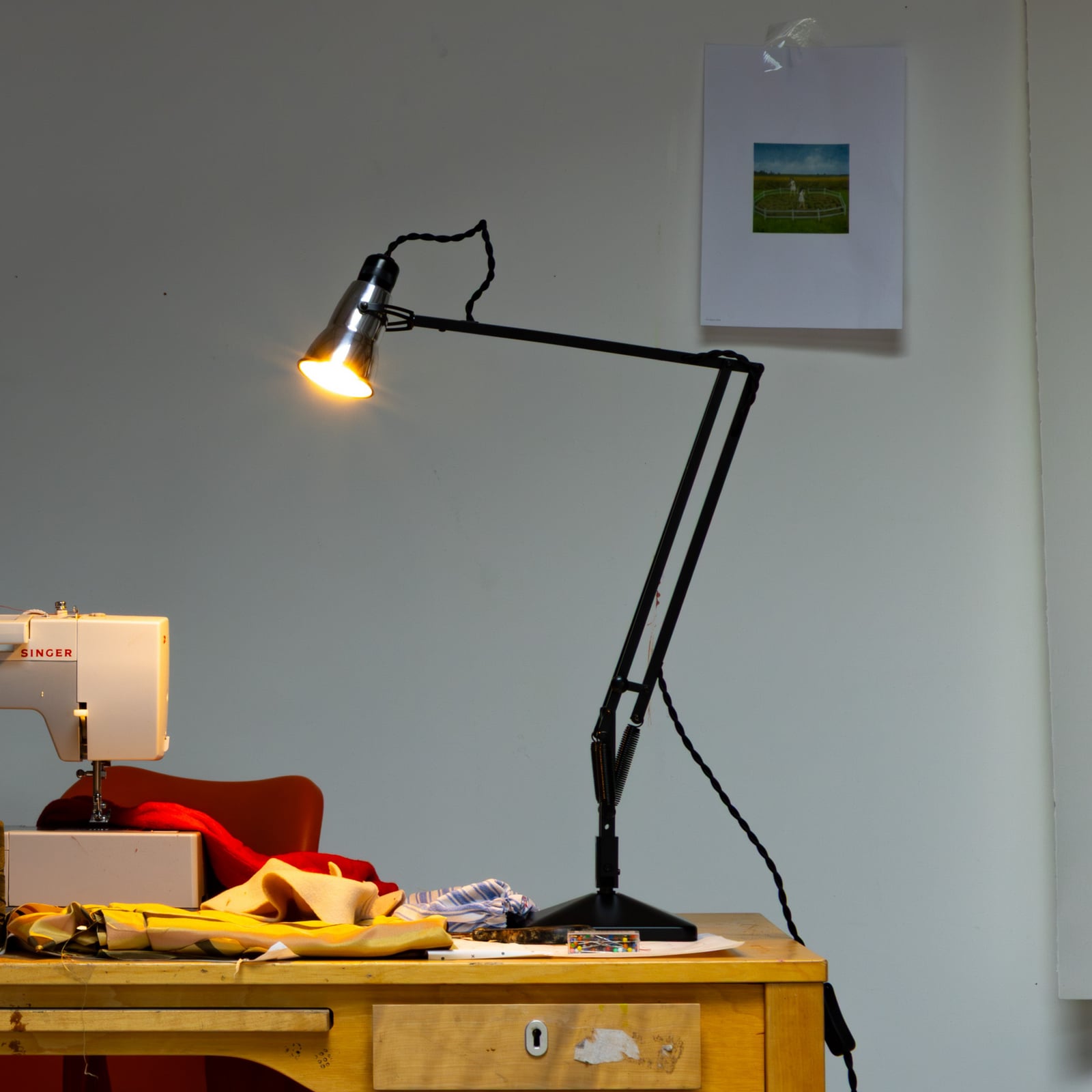 Original 315 -työpöytälamppu, hopea/musta – Anglepoise Original 315 -työpöytälamppu, hopea/musta – Anglepoise