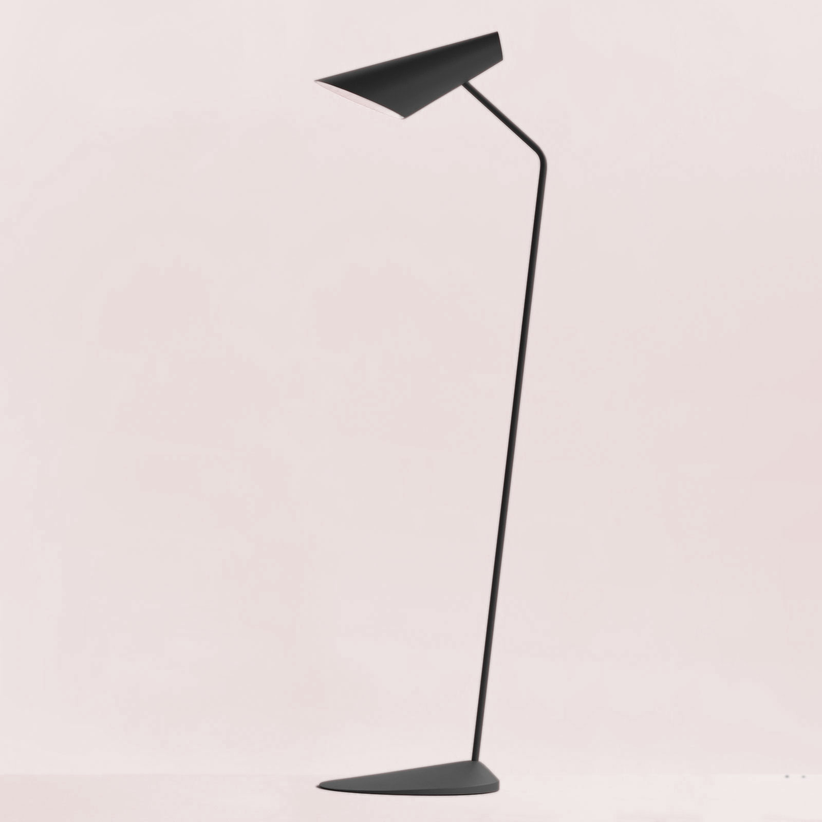 Дизайнерска подова лампа Vibia I.Cono 0712, сива